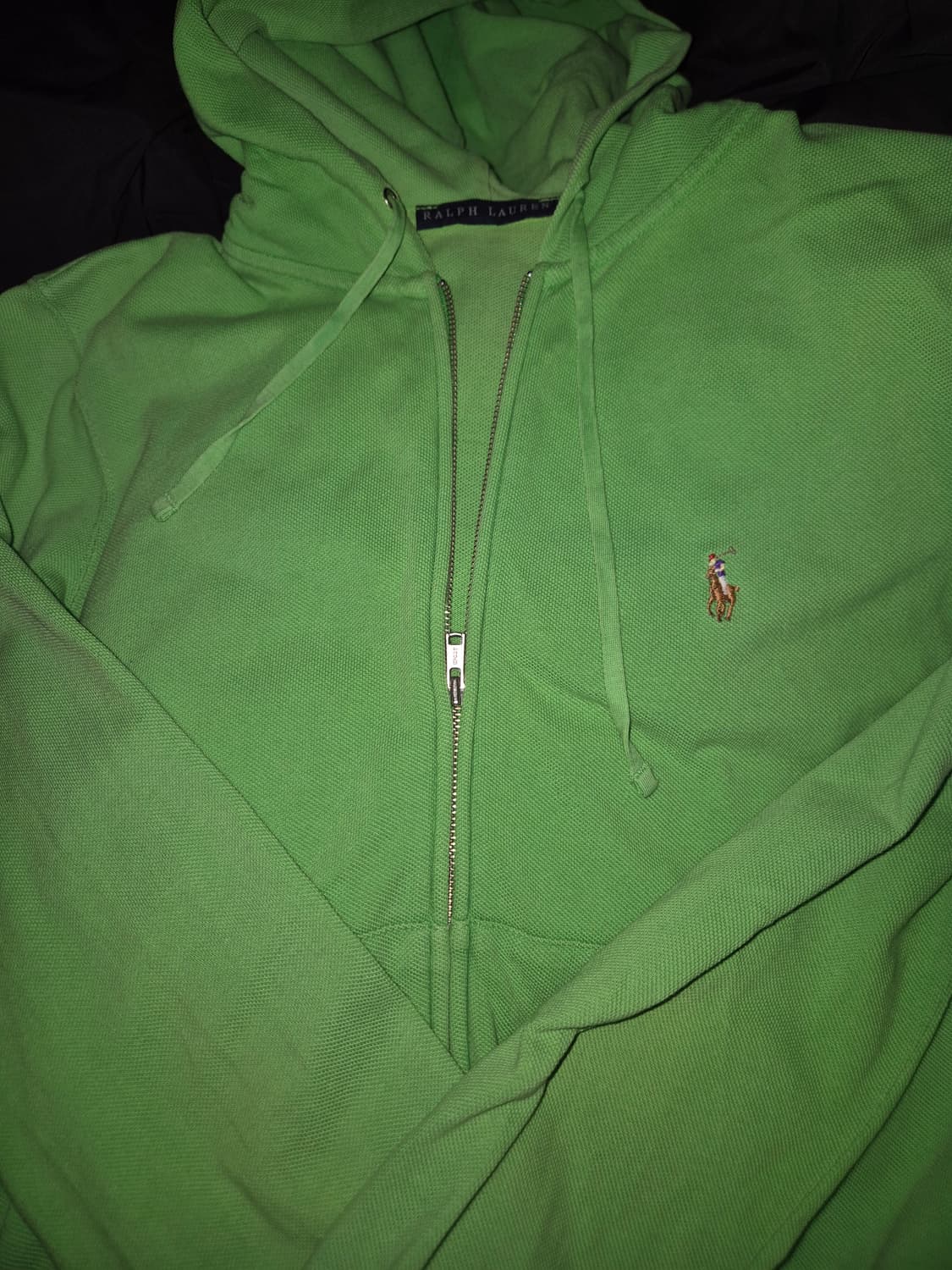 폴로 랄프로렌 초록 봄빛 후드집업 M 상품이미지2