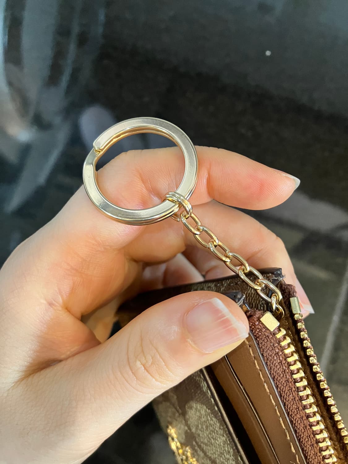 코치 미니 스키니 ID 케이스 인 시그니처 캔버스 상품이미지2