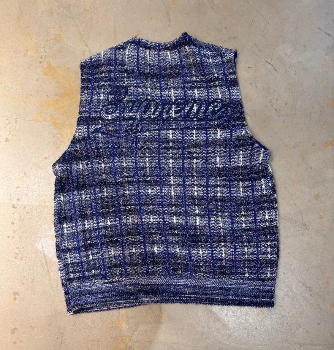Supreme Logo detail Zip up Sweater Vest 상품이미지10