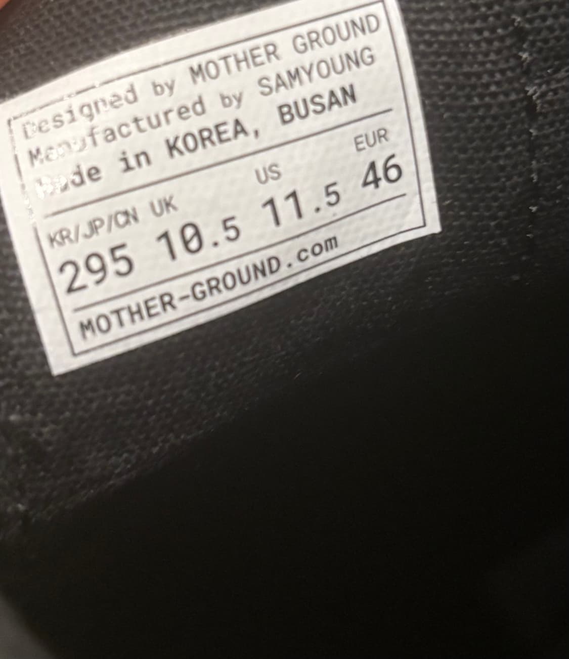 MOTHER GROUND S001 WU 까마귀  상품이미지9