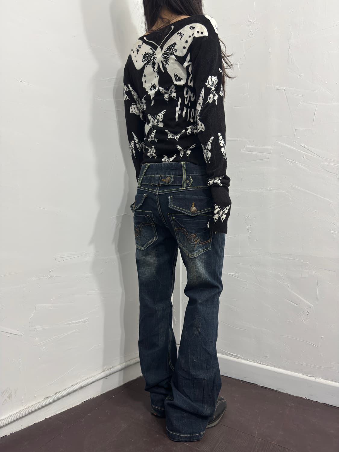 denim bootscut pants 상품이미지5