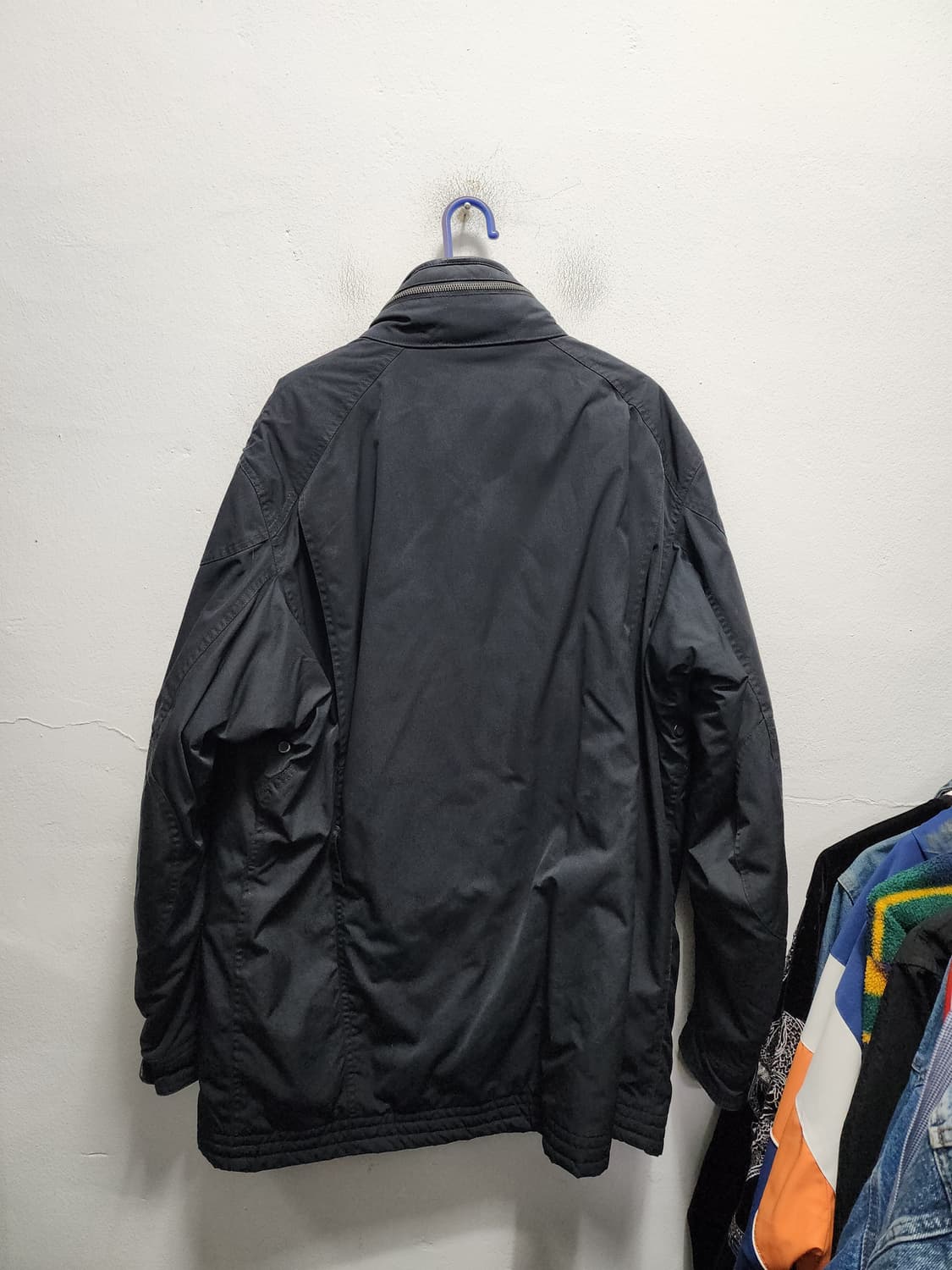 폴로 유틸리티 헌팅 가죽배색 커뮤터 누빔점퍼 상품이미지2