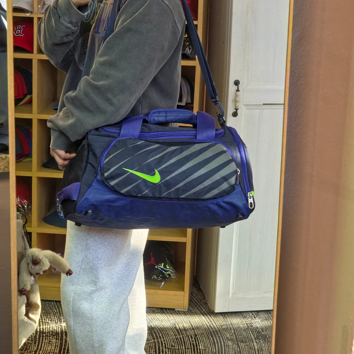 나이키 더플백 네이비/블루 상품이미지2