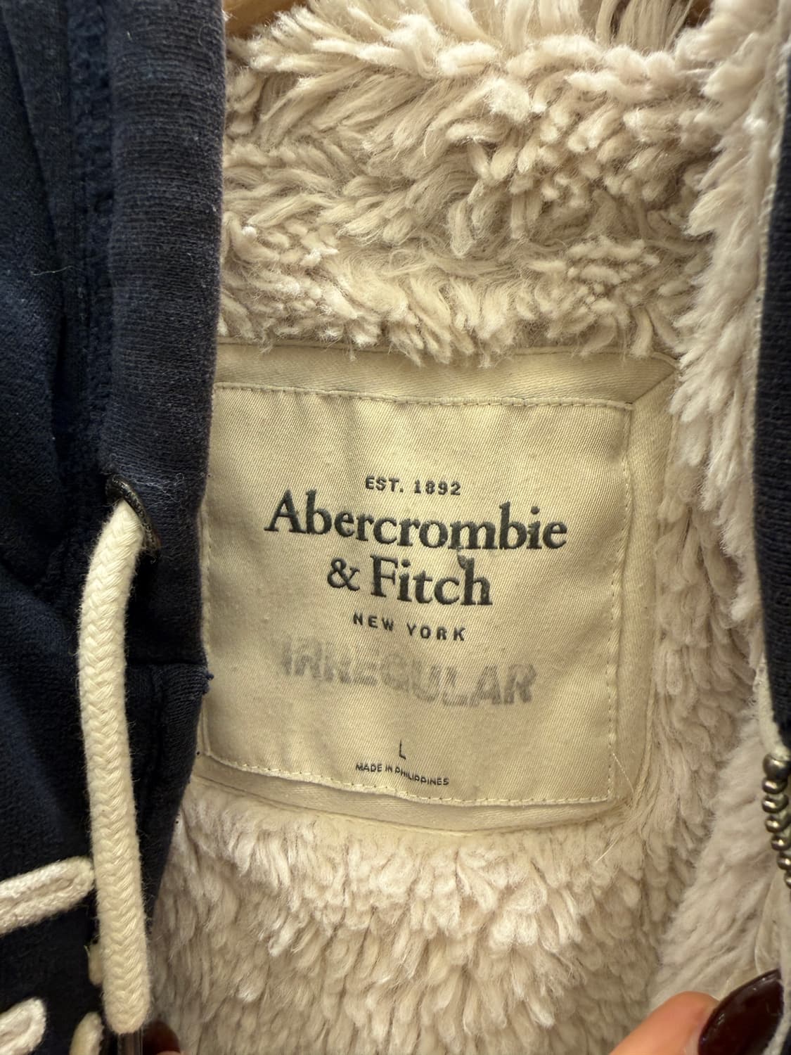 아베크롬비 피치 아치로고 후드집업 U1530 상품이미지5