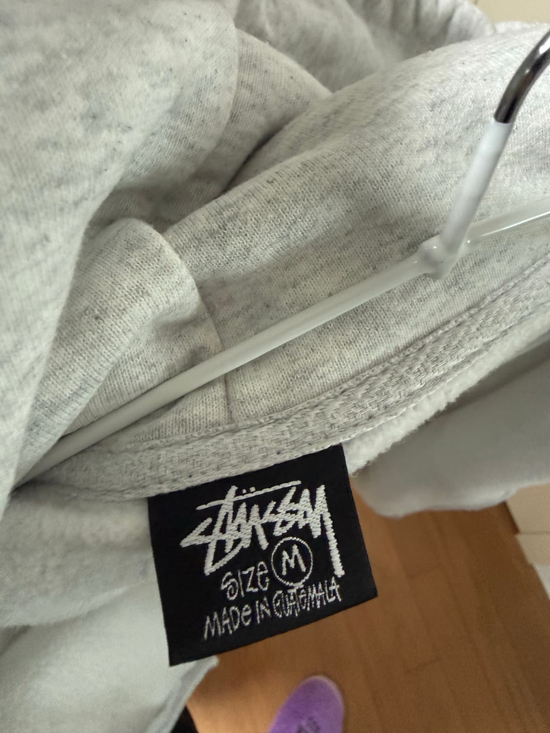 스투시 그레이 후드집업 상품이미지2