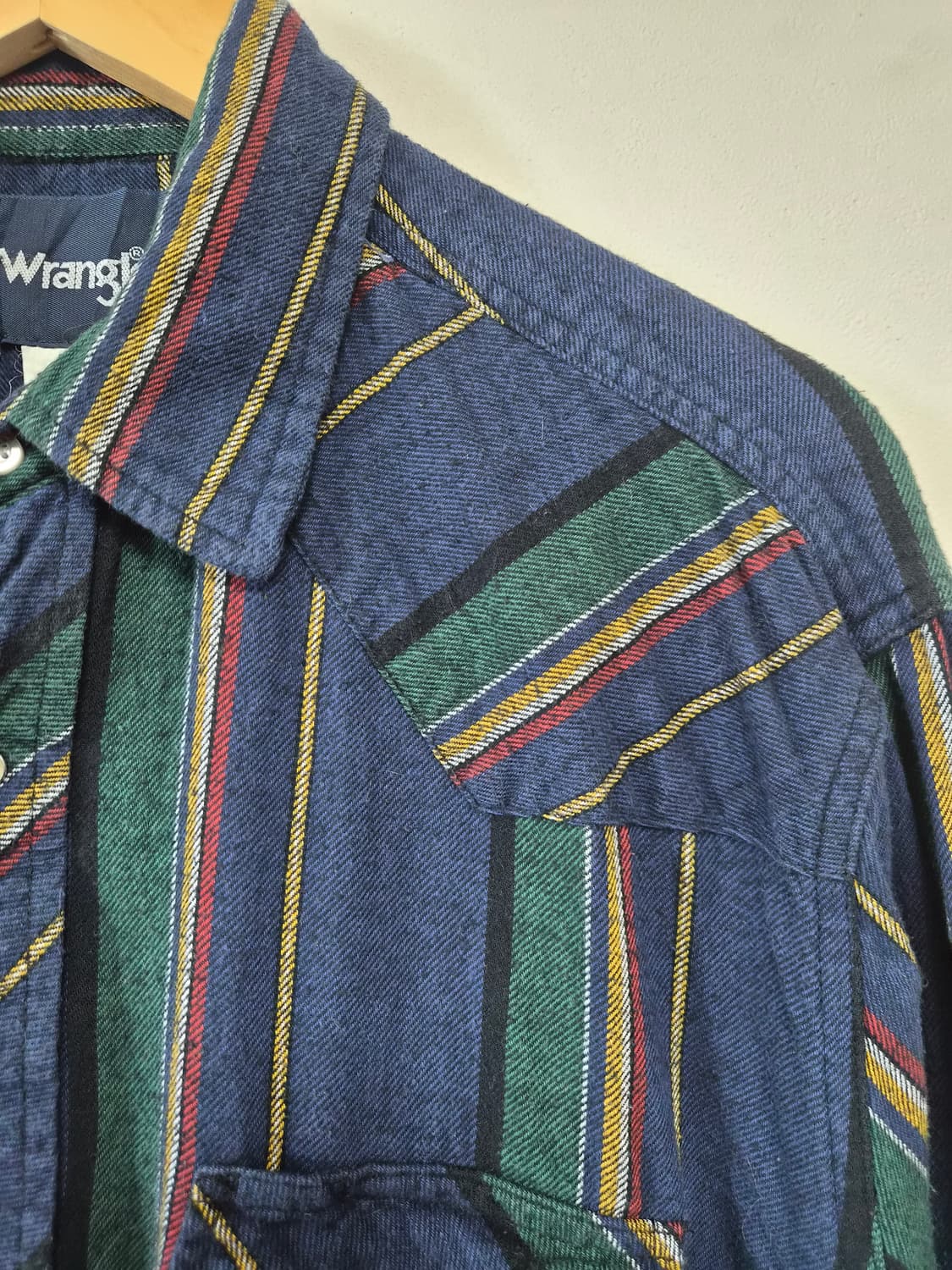 랭글러Wrangler 체크 웨스턴 셔츠 XL사이즈 - S329 상품이미지3
