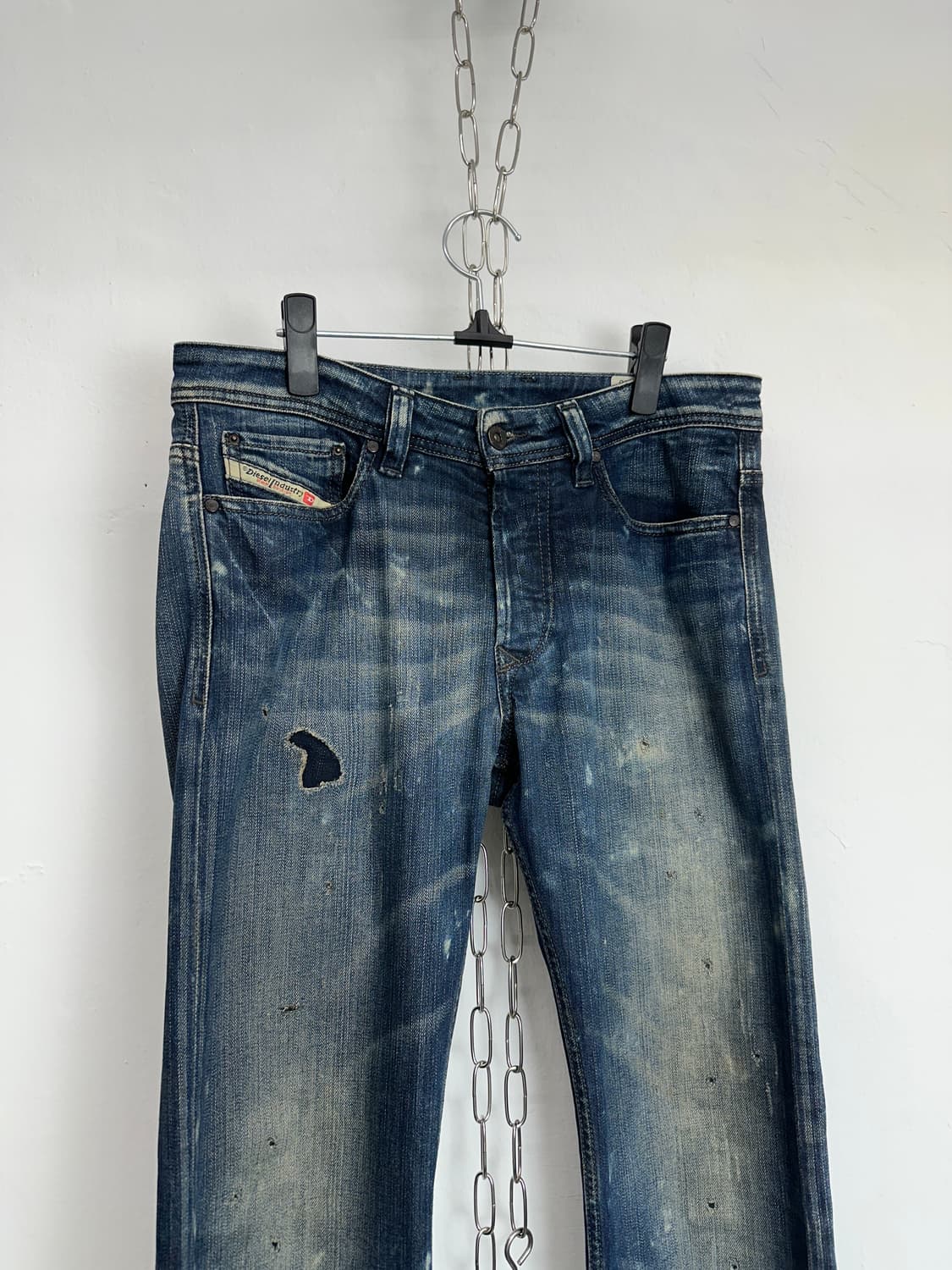 Diesel OOSWW Stretch Distressed Denim 상품이미지5