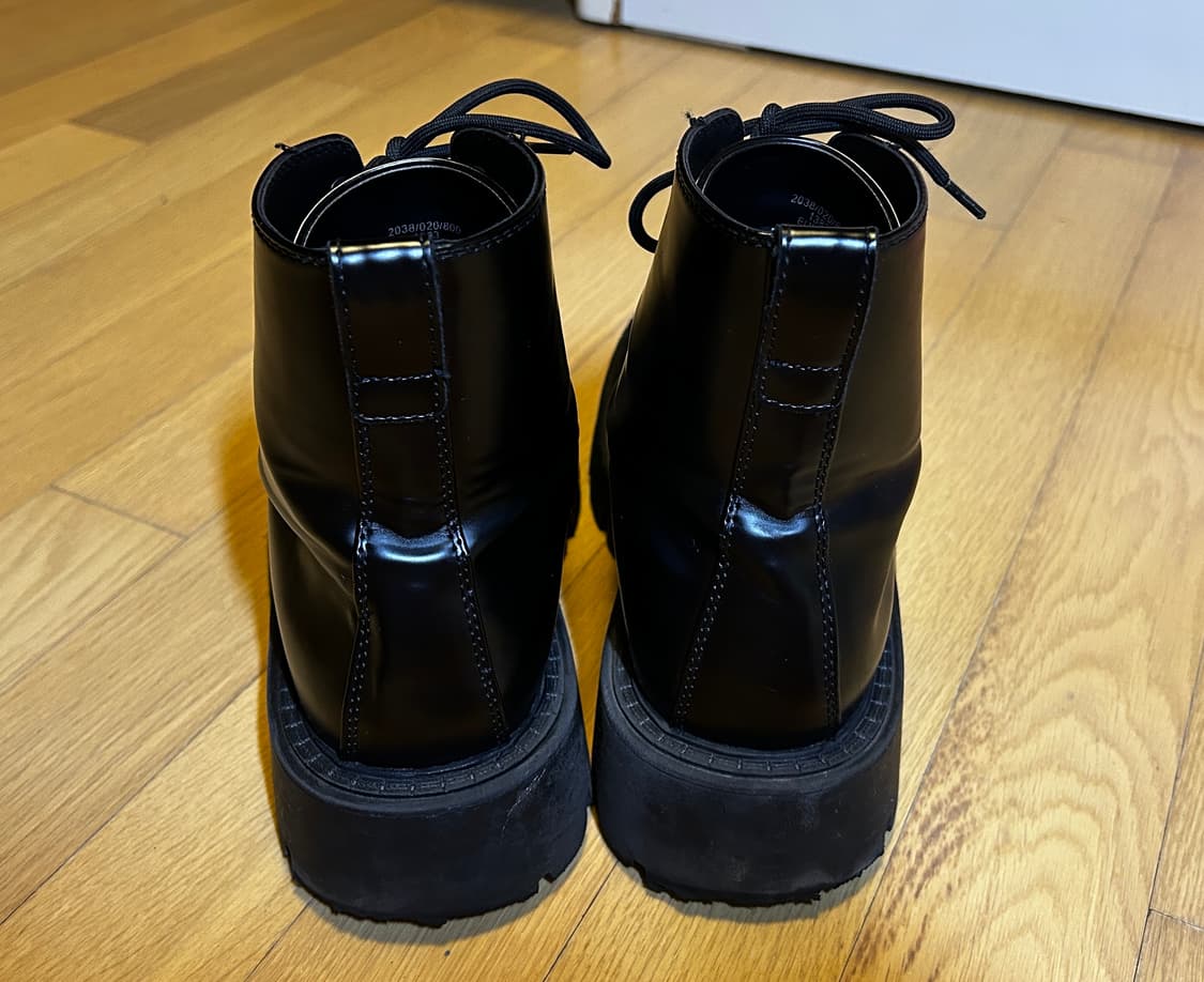 ZARA 블랙 워커 41(265) 상품이미지3
