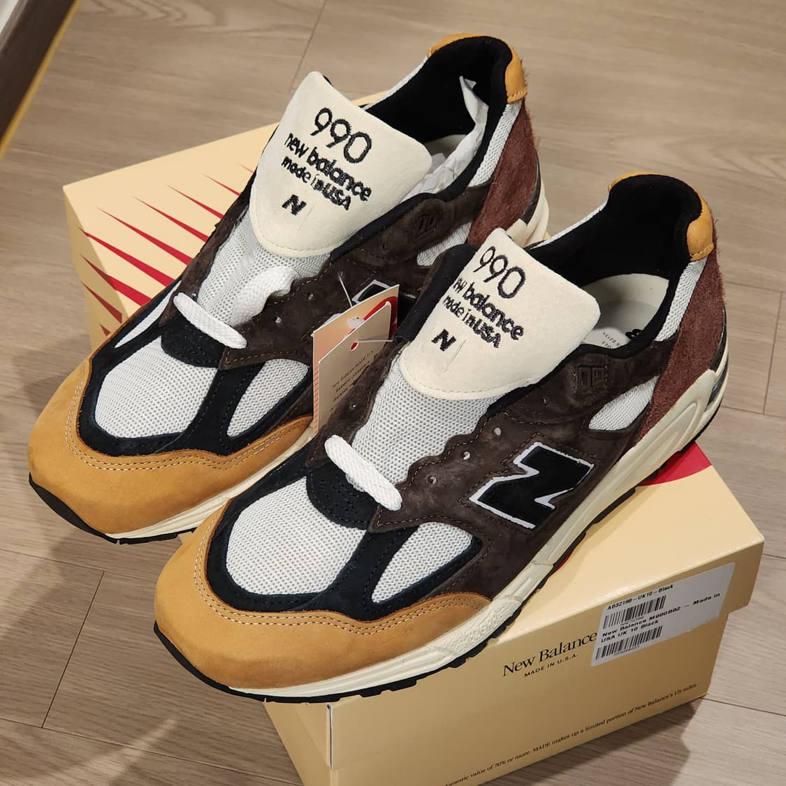 뉴발란스 990v2 메이드인USA 브라운 상품이미지1