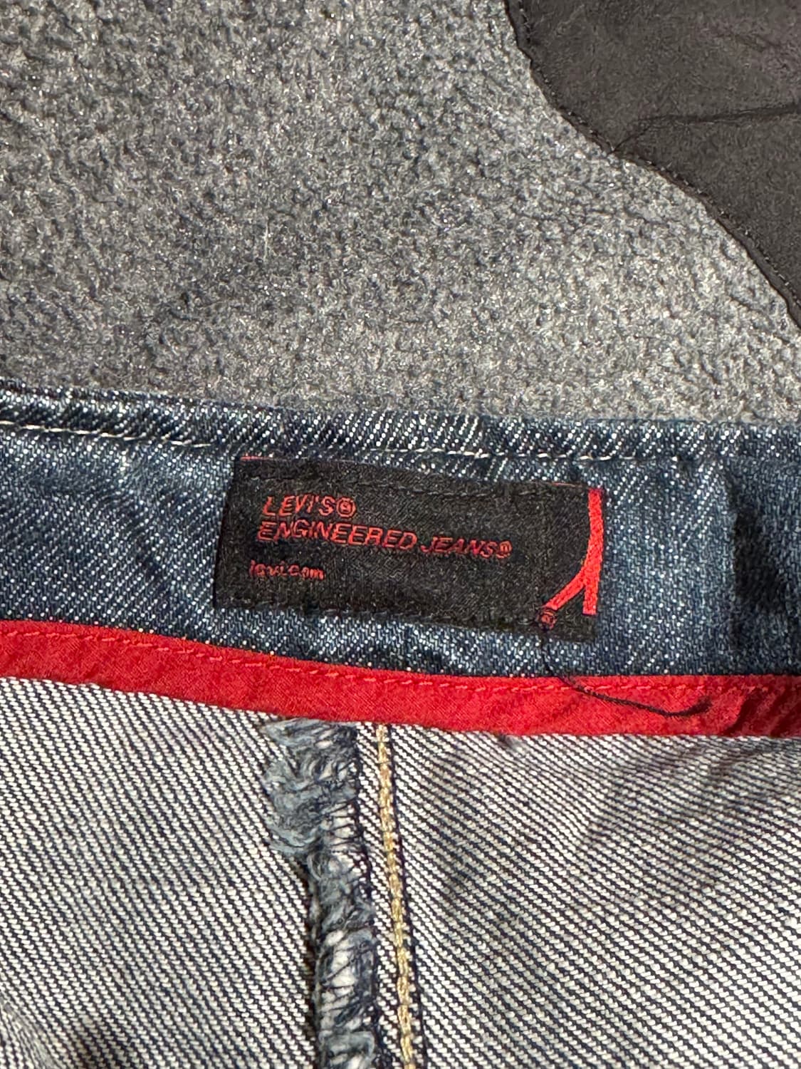 리바이스 엔지니어드 스트랩 랩 워싱 데님 미니 스커트 28 상품이미지6