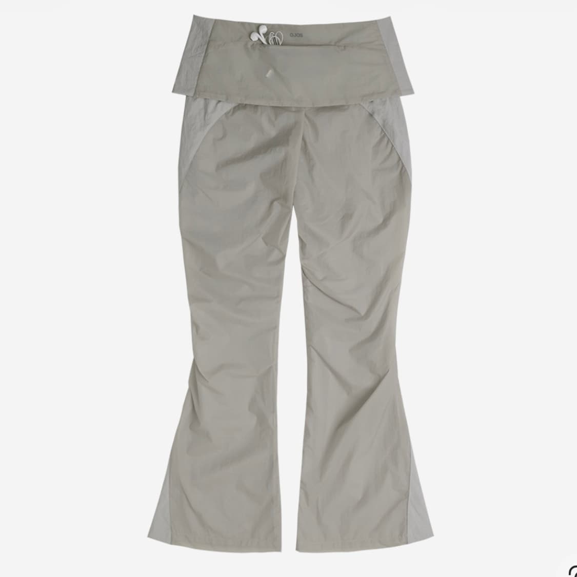 (반택포) 오호스 디테처블 레이어드 포켓 팬츠 그레이 상품이미지5