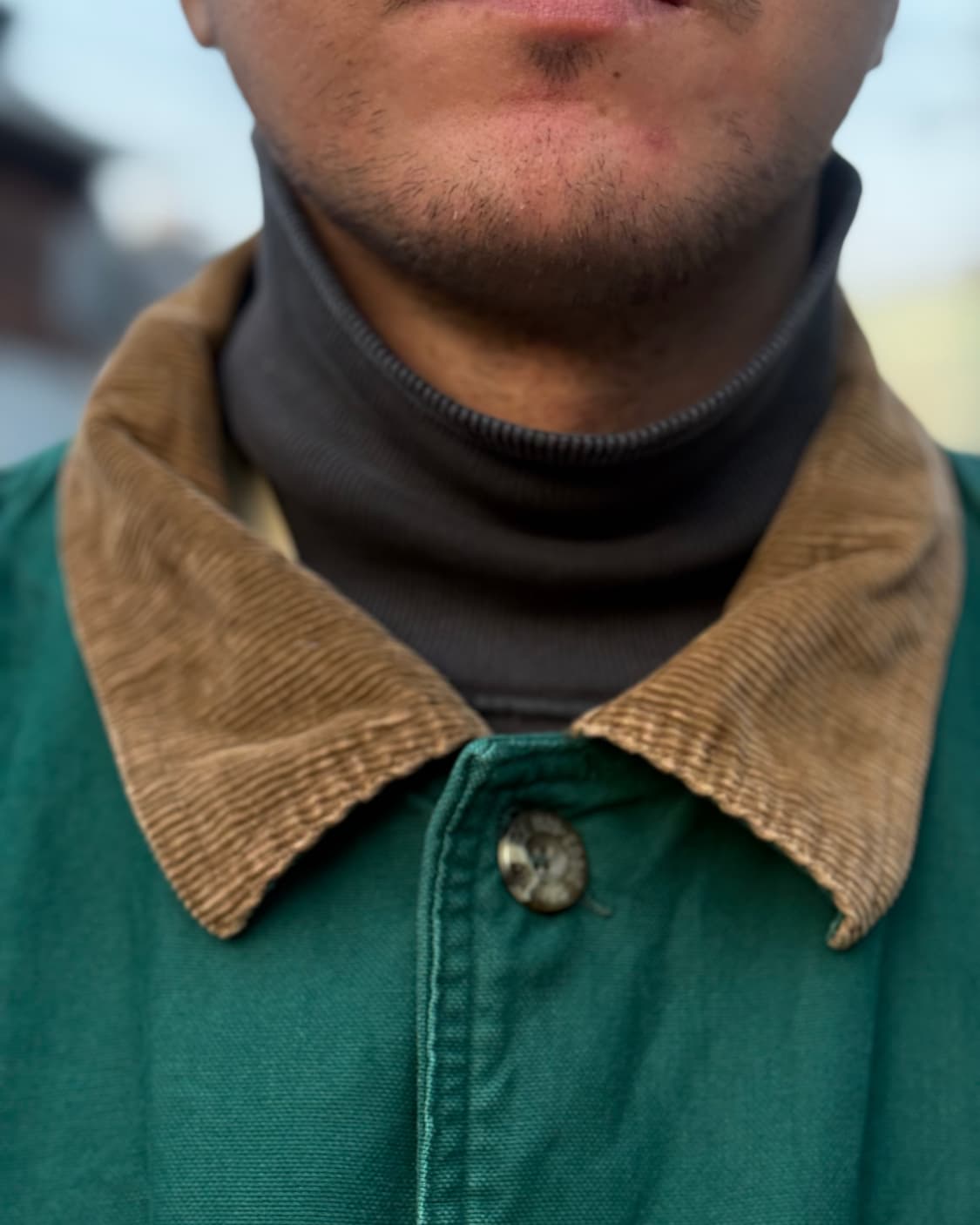 80-90‘s 에디바우어 코튼 헌팅 필드자켓 XL 상품이미지10