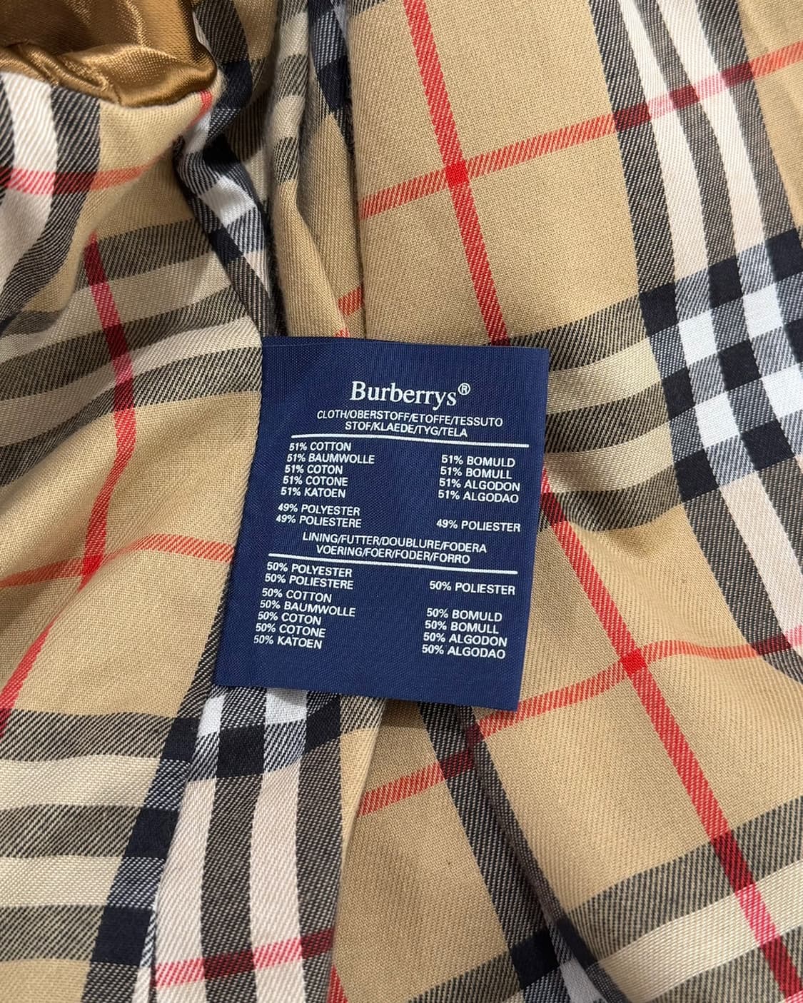 버버리 카키 더블 브레스트 클래식 트렌치코트 상품이미지8