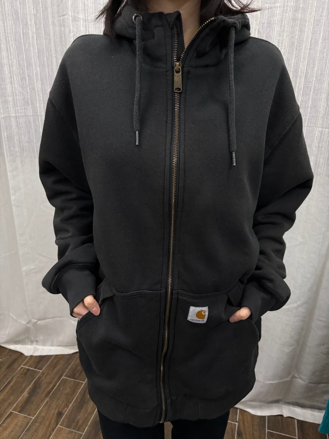 칼하트 덕 액티브 퀼트 자켓 후드집업 상품이미지2