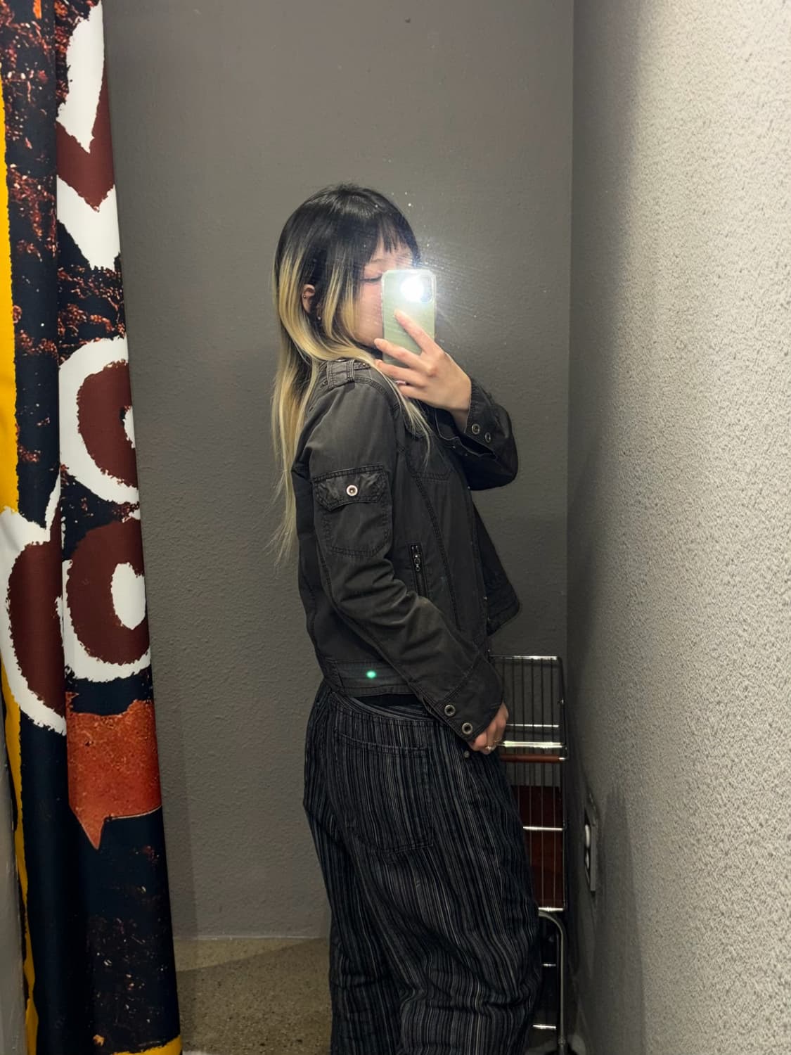 빈티지 자수 스냅 셔츠 상품이미지9