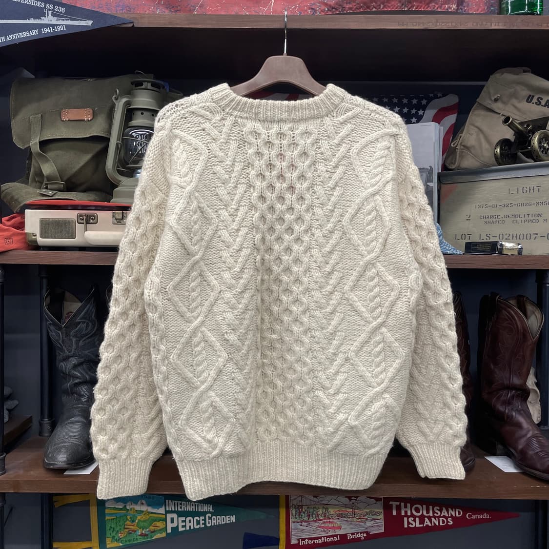 맥그리거 울 피셔맨 케이블 아란 니트 스웨터 상품이미지2