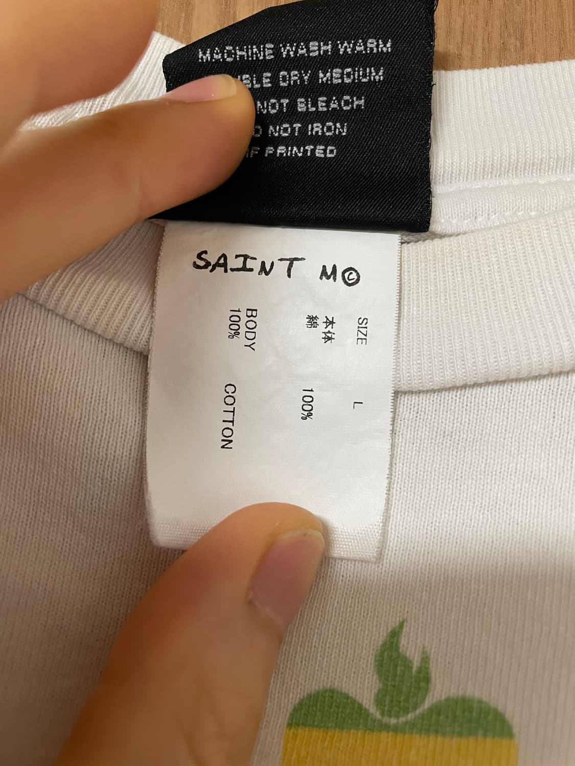 [L] 세인트미카엘 애플 로고 티 상품이미지4