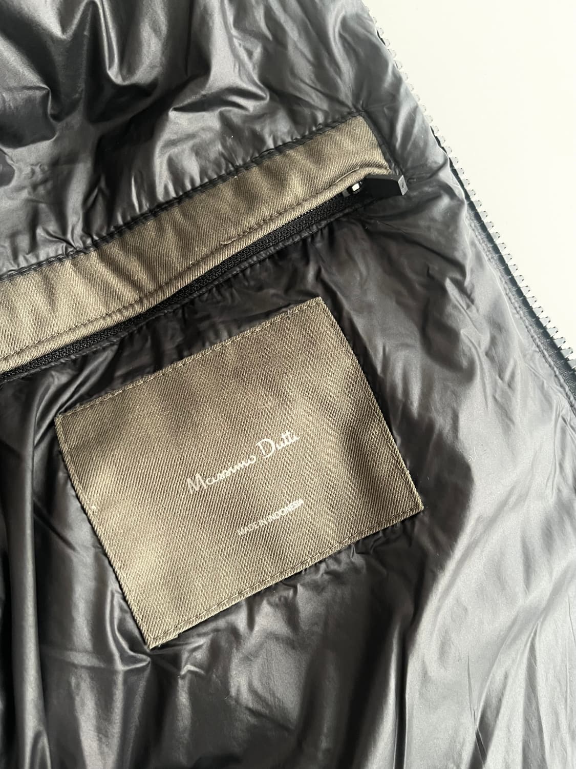 M) 마시모두띠 덕다운 퀼팅 자켓 카키 상품이미지4