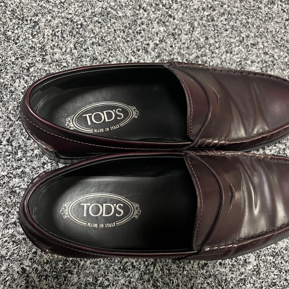 토즈 남성 로퍼 버건디 8A 상품이미지6