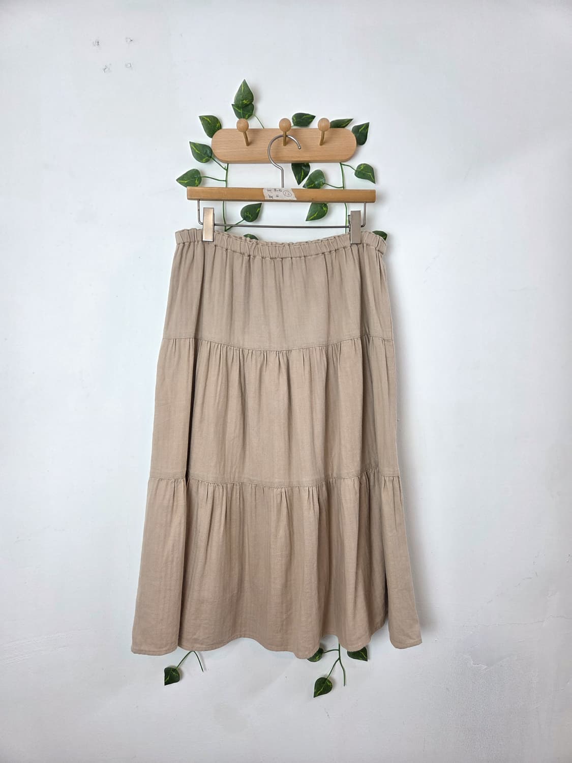 베이지 캉캉 스커트 상품이미지4