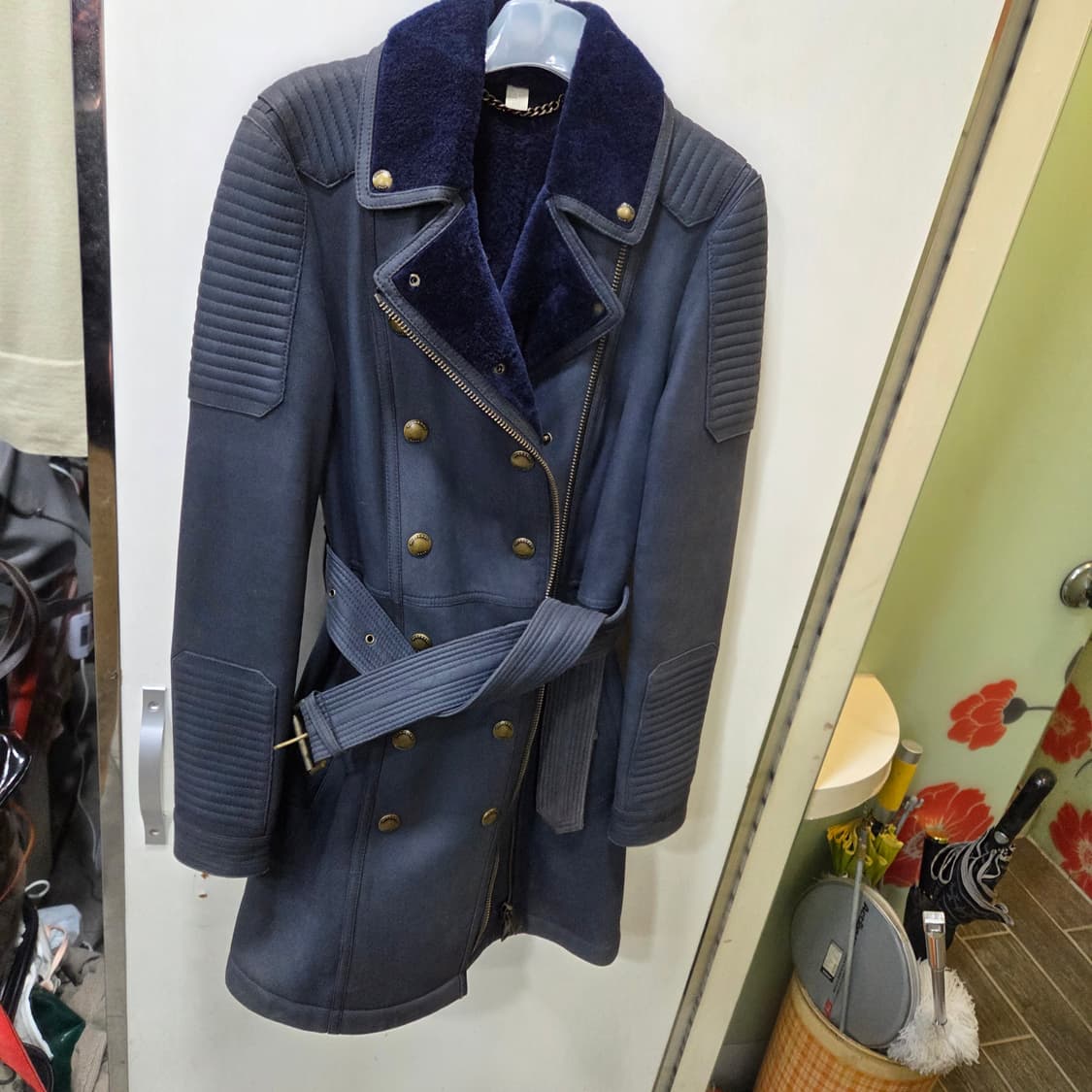 버버리 시어링 무스탕 코트 상품이미지1