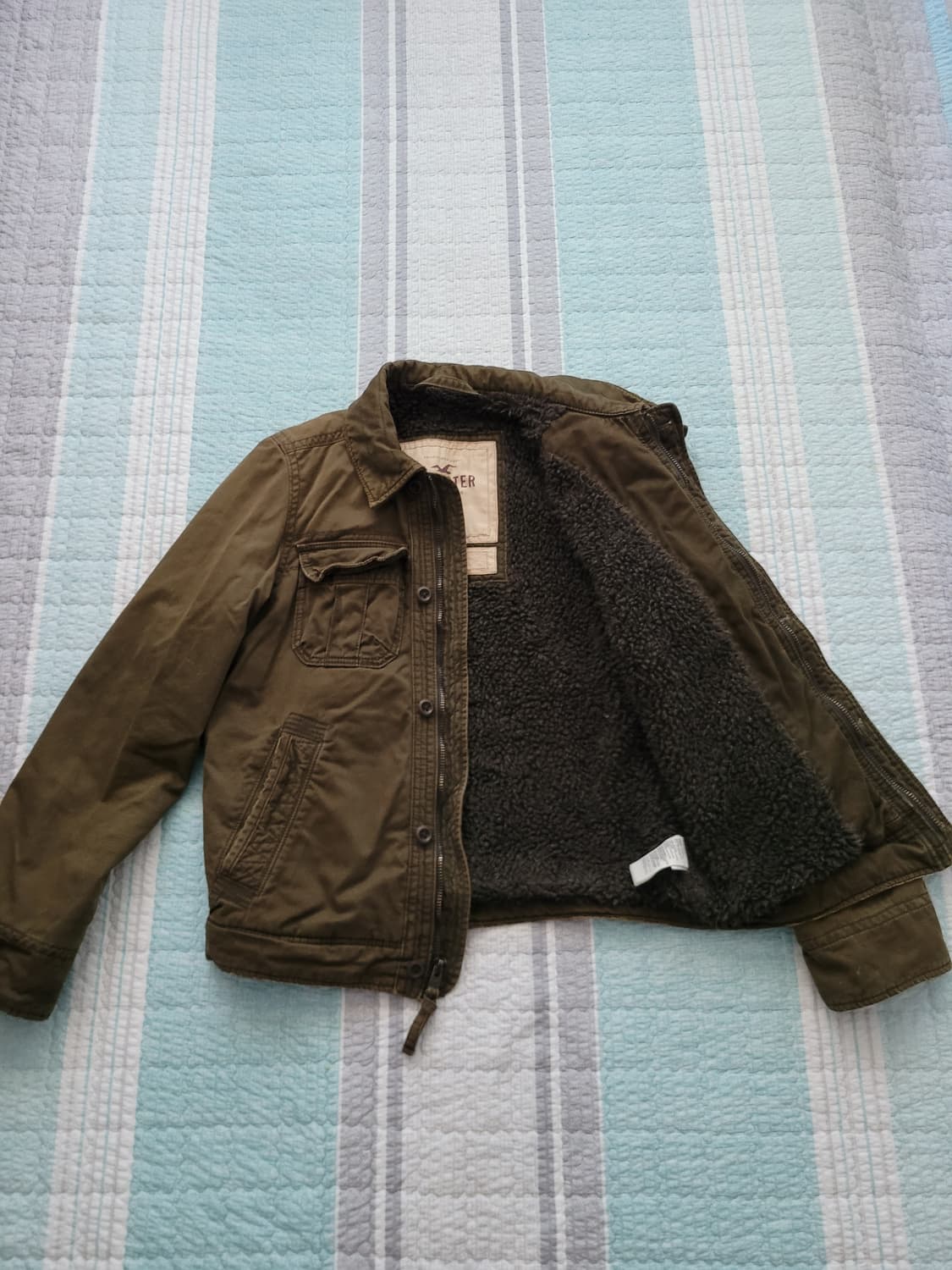 아베크롬비 홀리스터 울프죠 밀리터리 야상자켓 M 105사이즈 상품이미지5