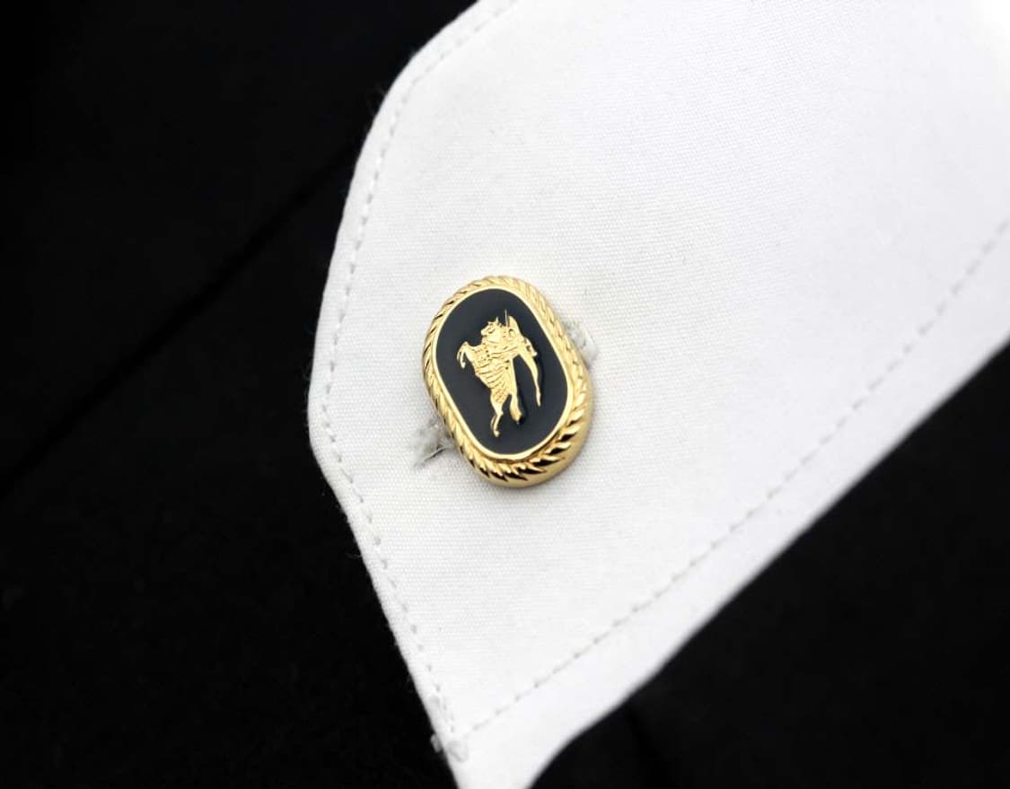 버버리 6cm A+등급 남자 명품 넥타이핀 커프스 세트 상품이미지10