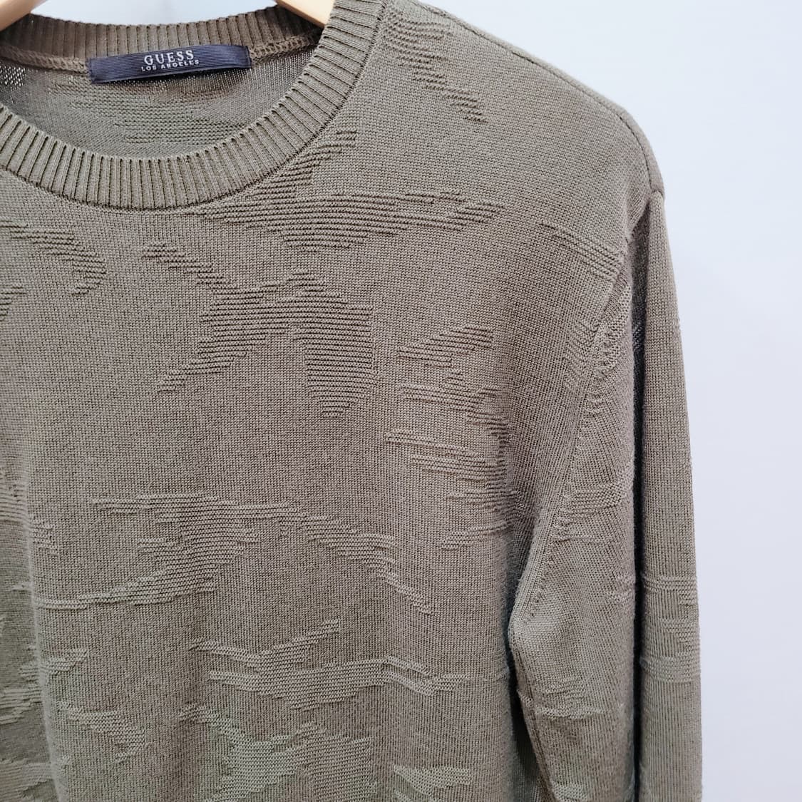 L) 게스 얇은 라운드 니트 상품이미지3