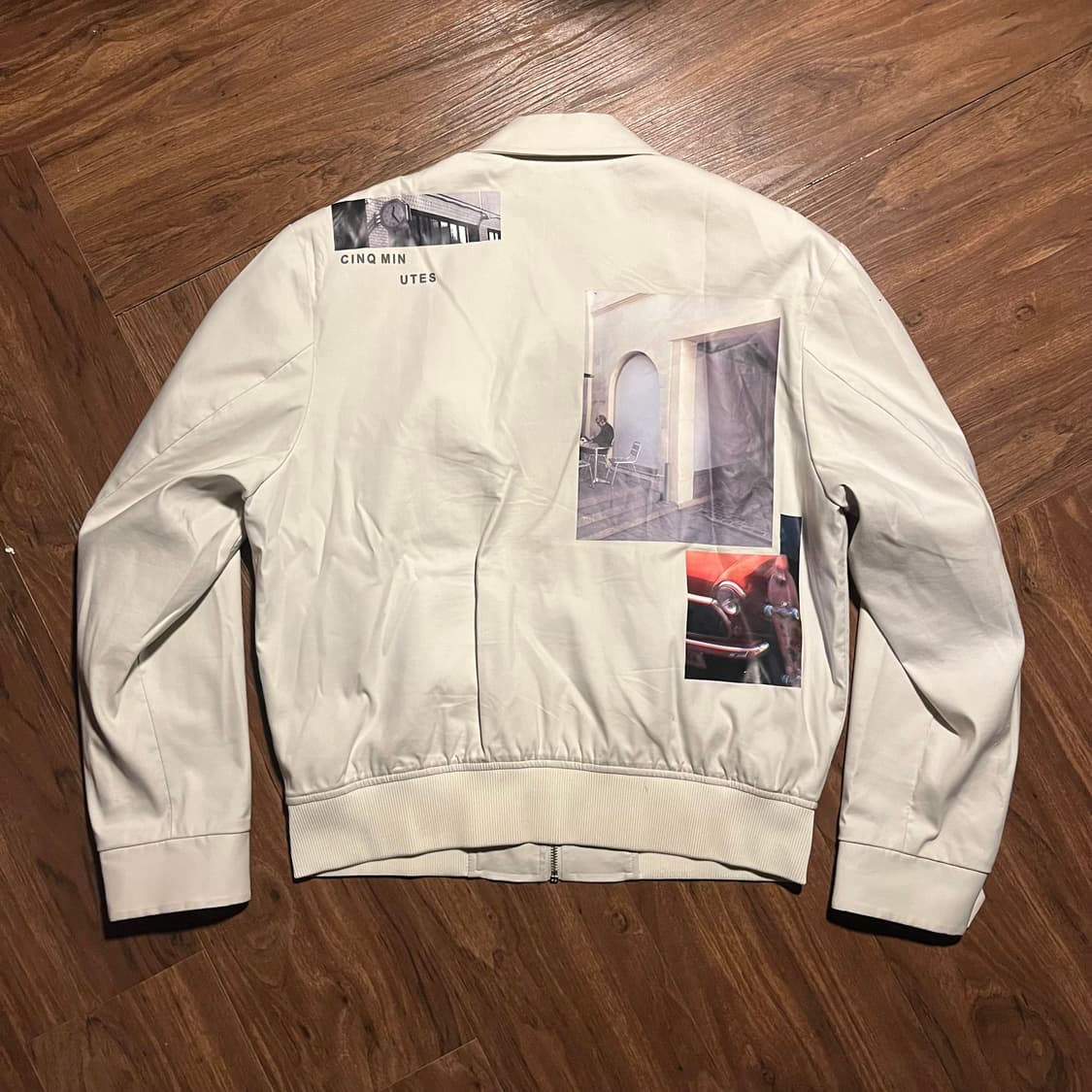 시스템옴므 백 프린팅 블루종 상품이미지1