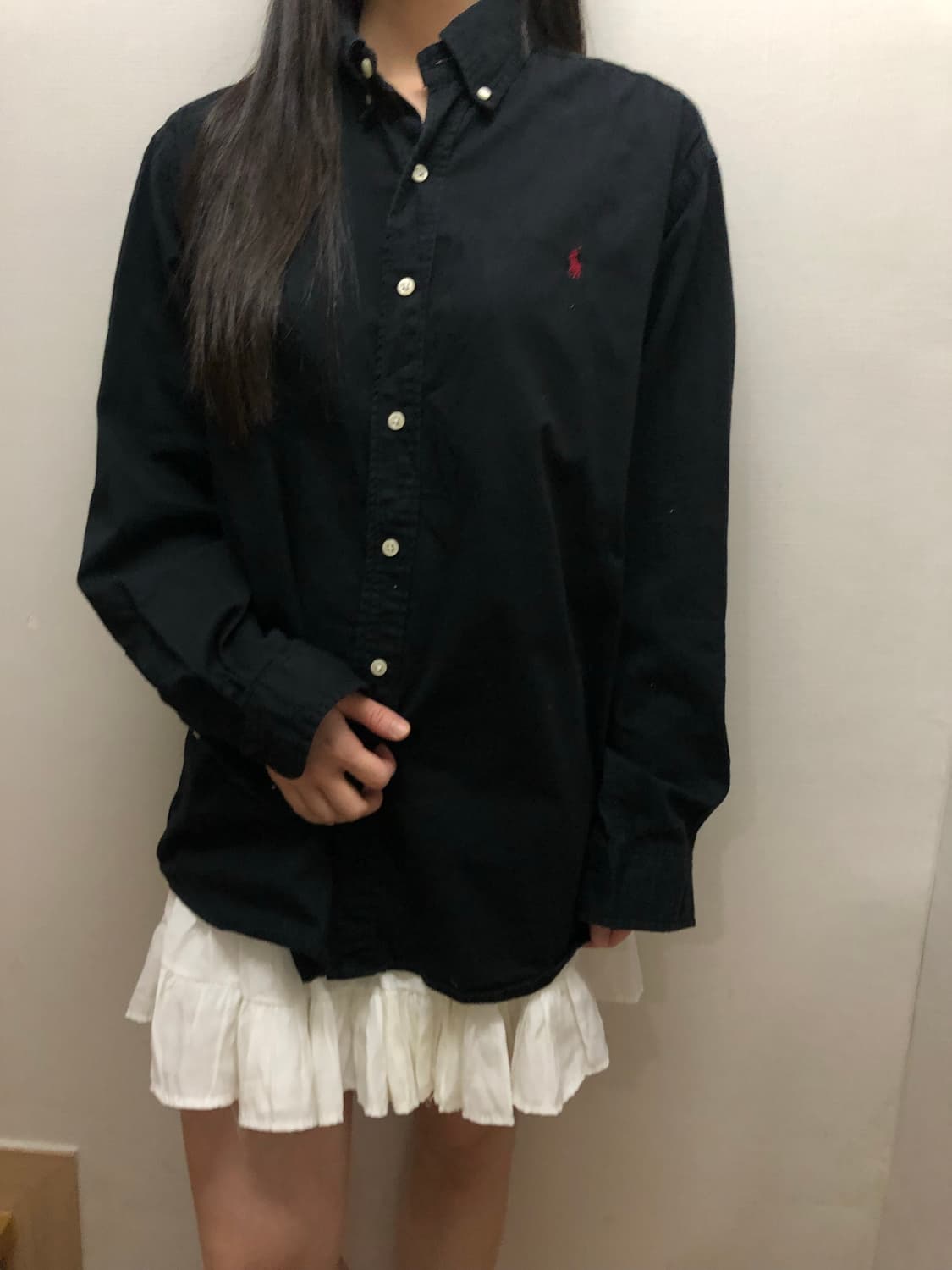 빈티지 블랙 폴로 셔츠 상품이미지2