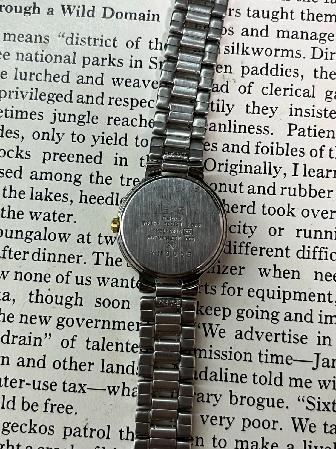 SEIKO 미니 스퀘어 레이디스 쿼츠 상품이미지3