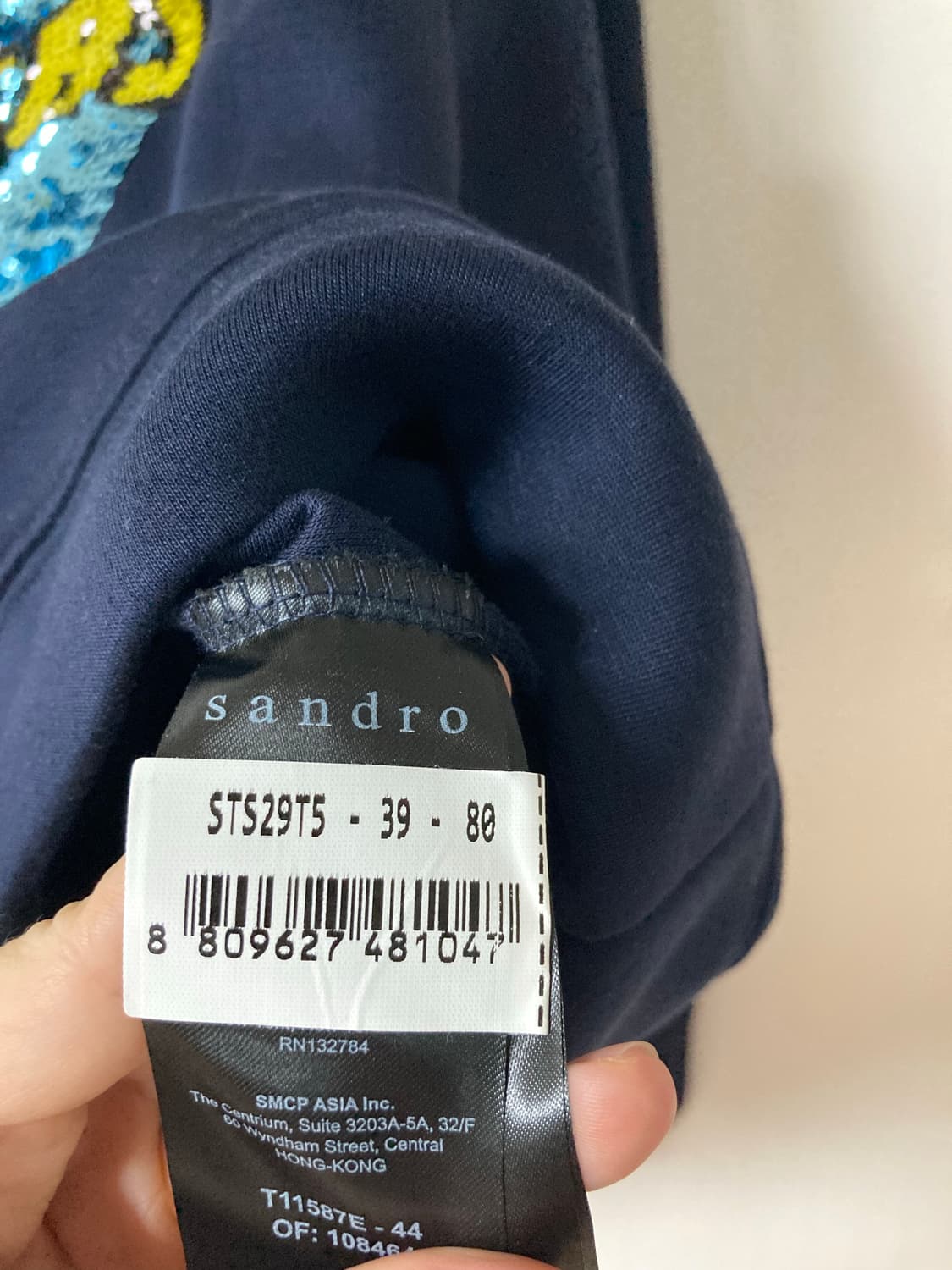 산드로 스팽글 후드티 상품이미지5