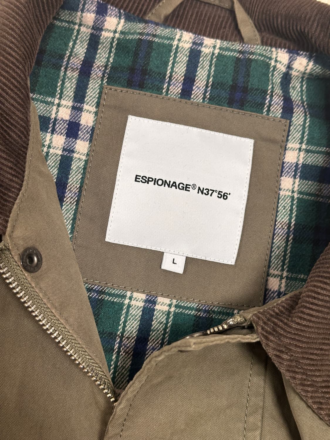 에스피오나지 헌팅자켓 올리브그린 L 상품이미지2