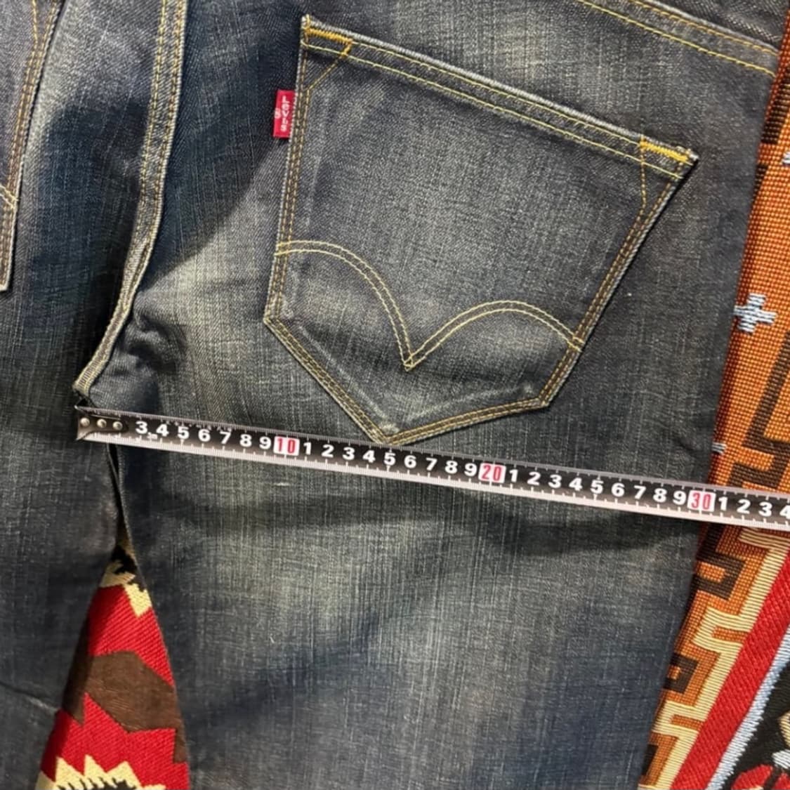 Levis 리바이스 503 루즈 핏 워시드 데님 상품이미지4