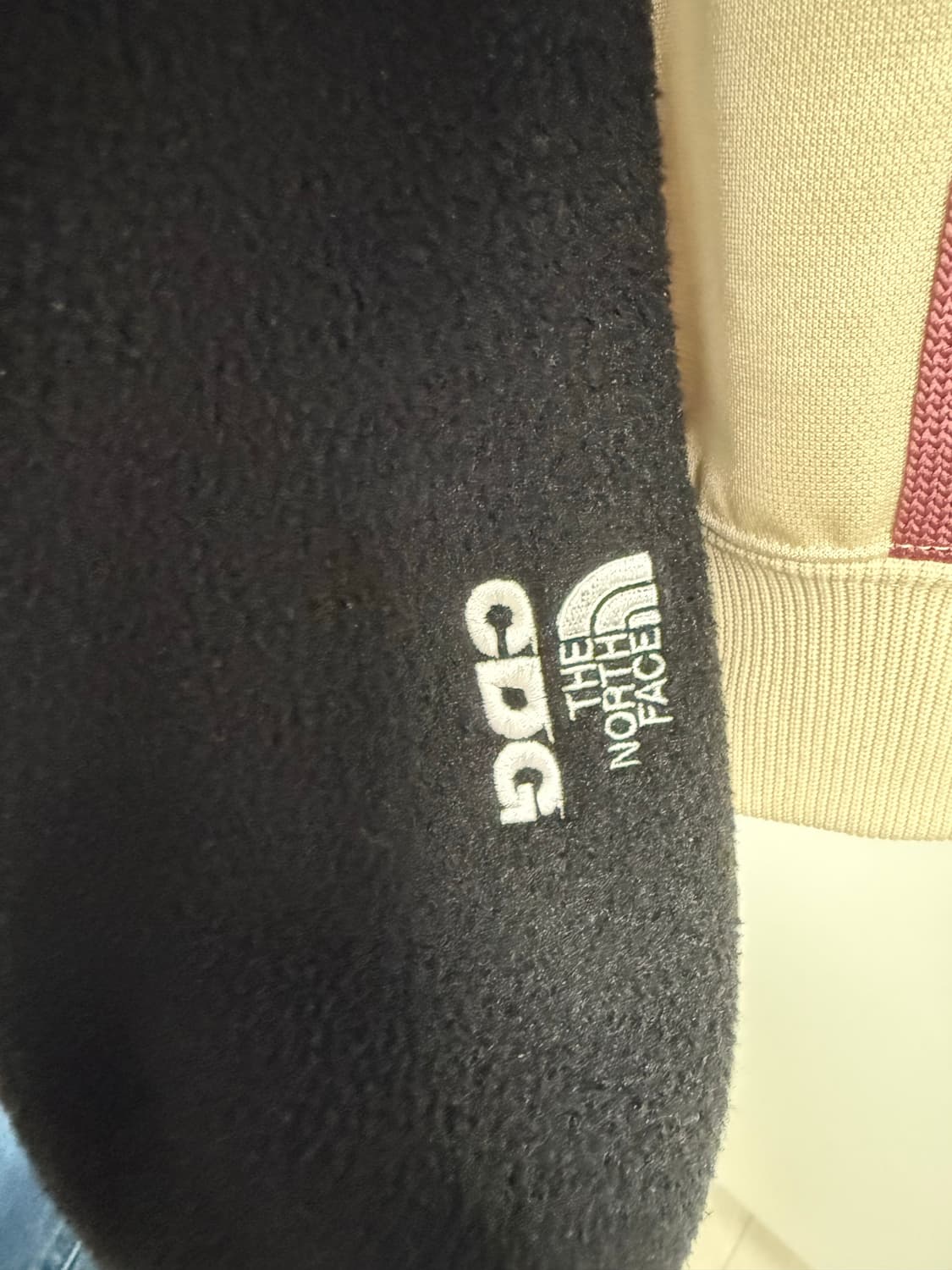 Cdg x 노스페이스 반집업 후리스 L 상품이미지3