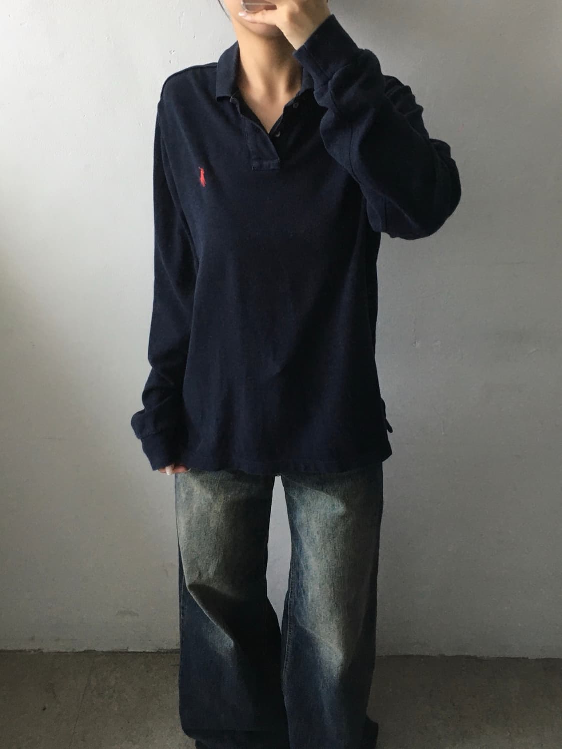 폴로 랄프로렌 자수로고 롱슬리브 상품이미지1