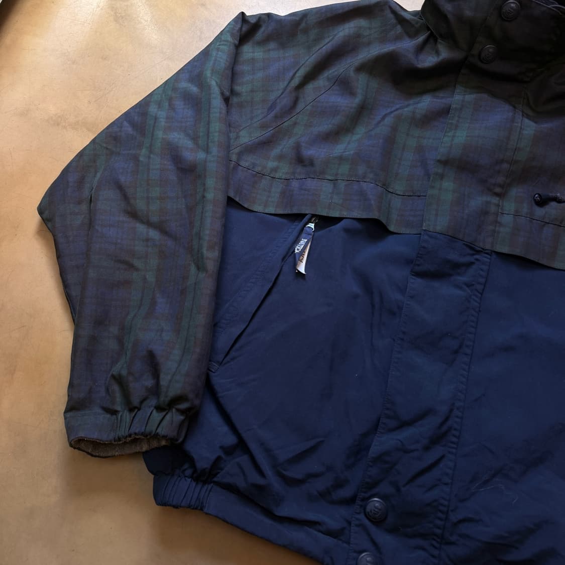 90S 노티카 타탄체크 플리스 리버서블 자켓  상품이미지4