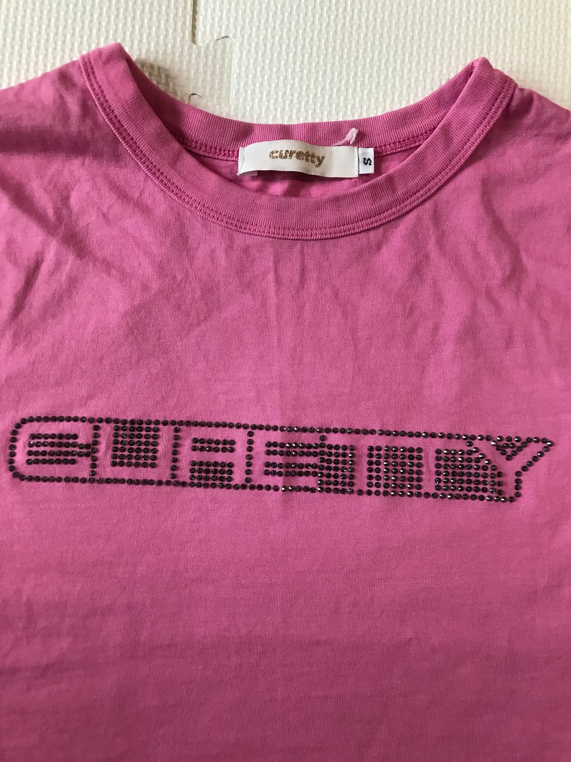 CURETTY 큐리티 큐빅 반팔티 상품이미지3