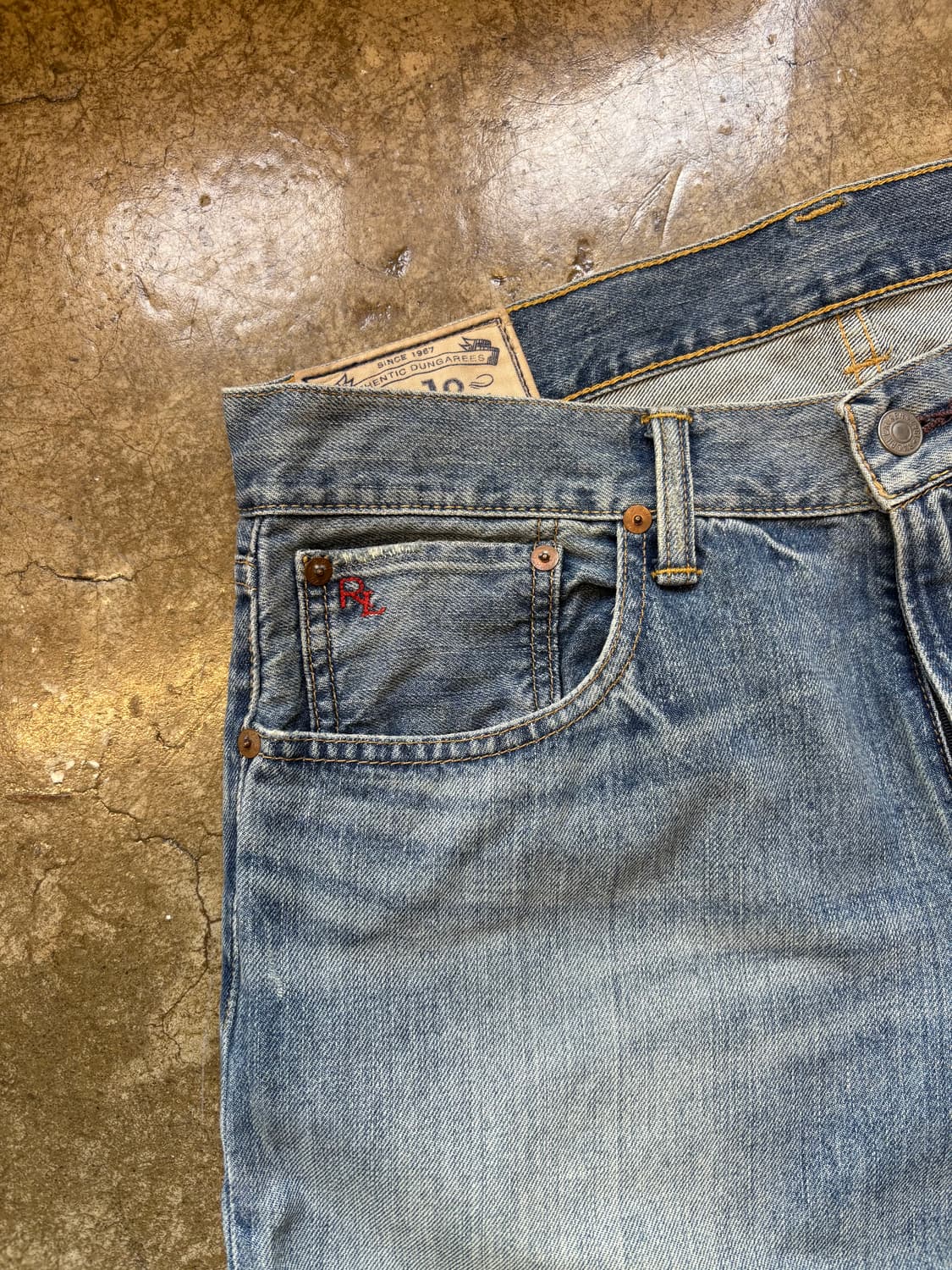 폴로 Authentic Dungarees 셀비지 데님 상품이미지4