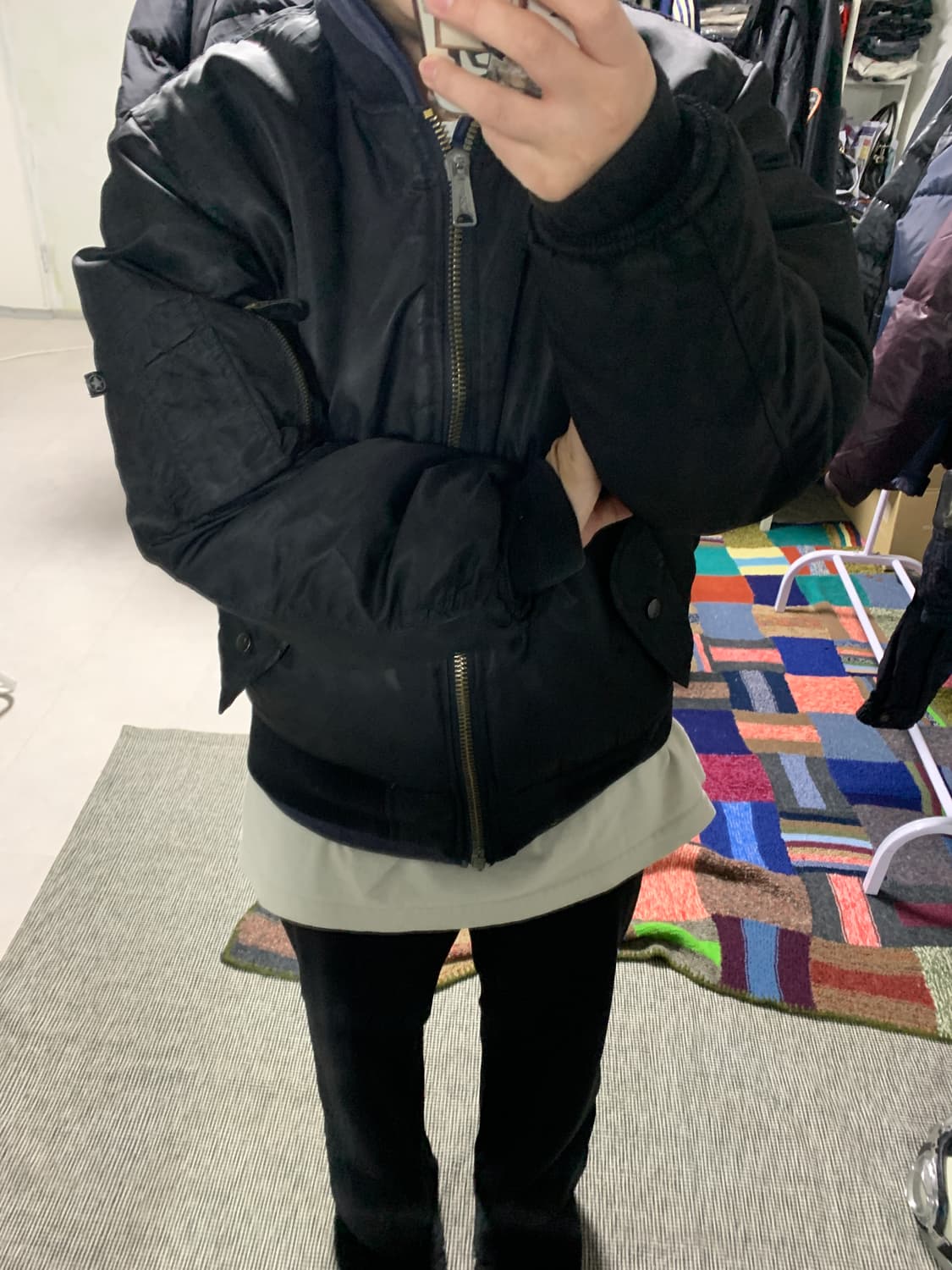 빈티지 밀컴 MA-1 플라이트 자켓 상품이미지8