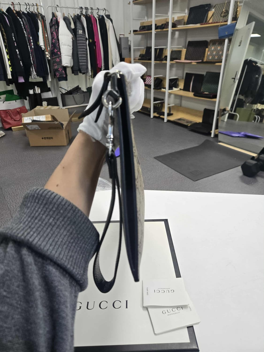 [A급컨디션]구찌 꿀벌 클러치백 상품이미지3