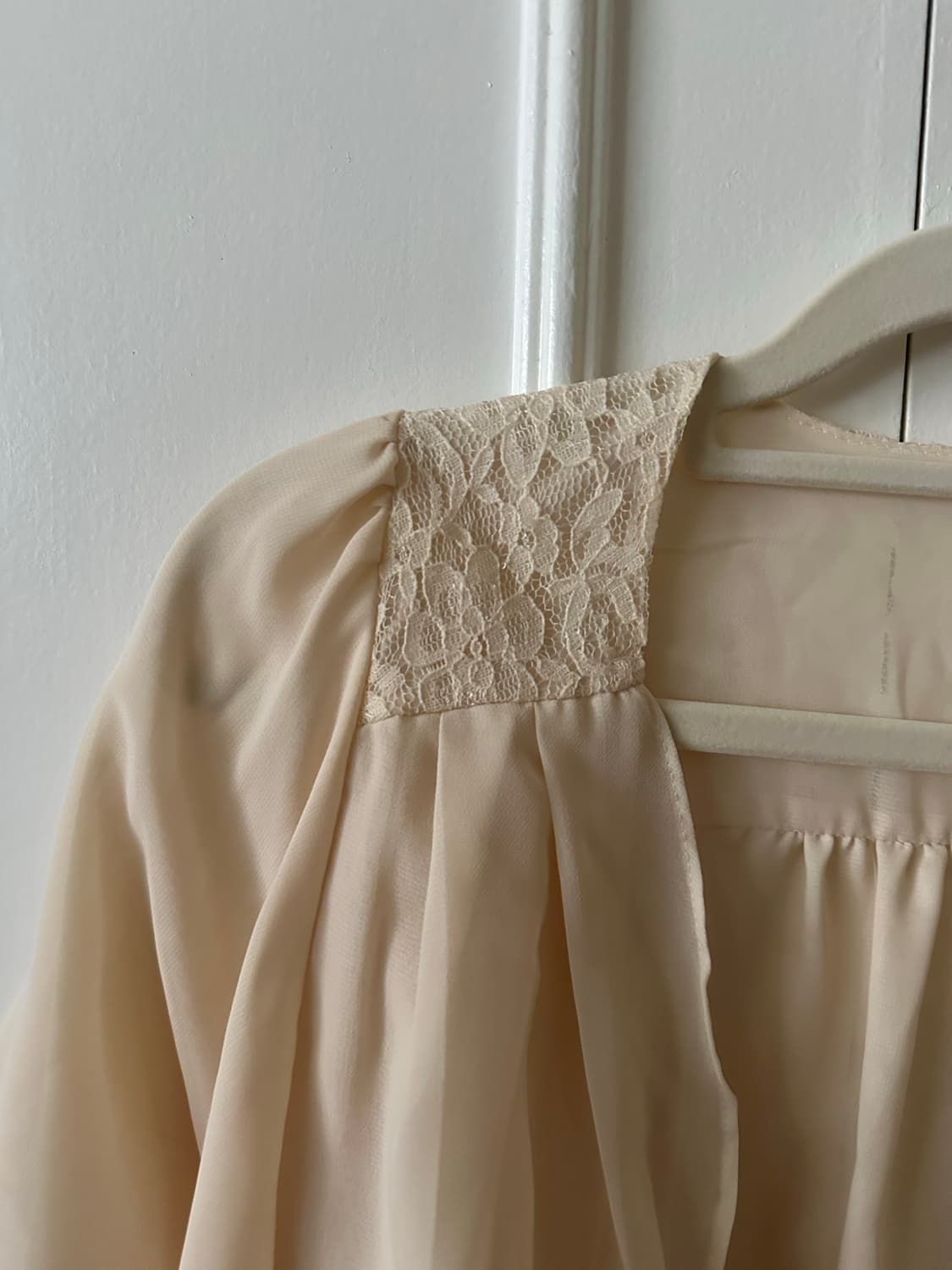  sheer Shoulder blouse  상품이미지7