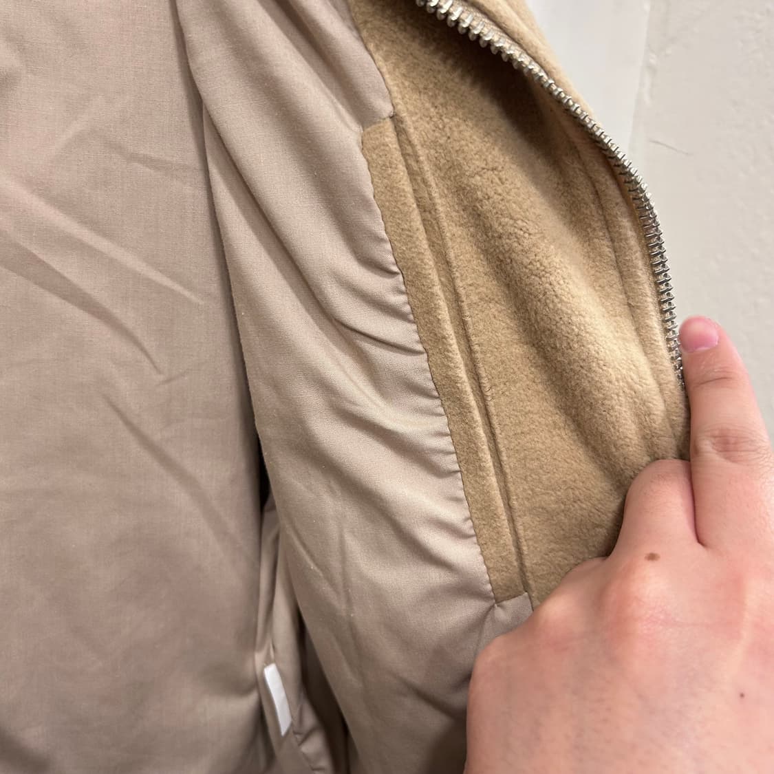 자라 부클 울 양모 하이넥 미니멀 자켓 상품이미지4