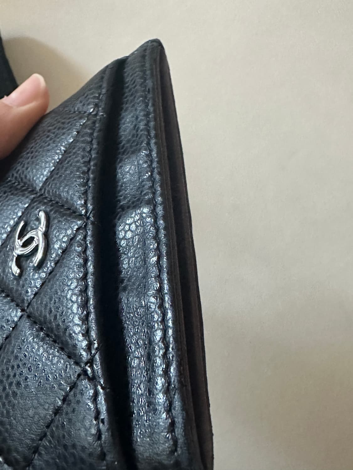 샤넬 캐비어 카드 지갑 상품이미지5