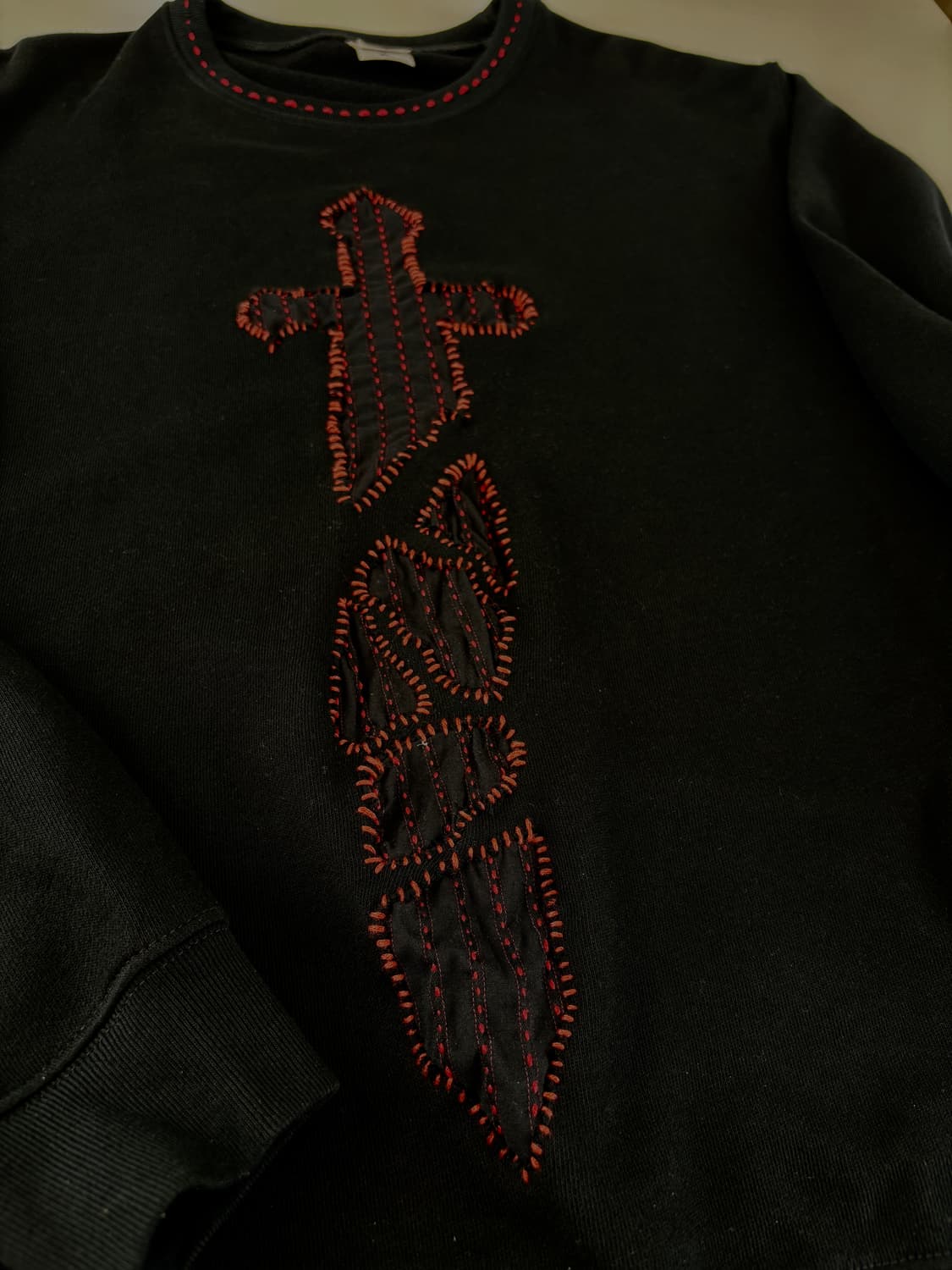 Sashiko Broken Sword Sweat Shirt 상품이미지2