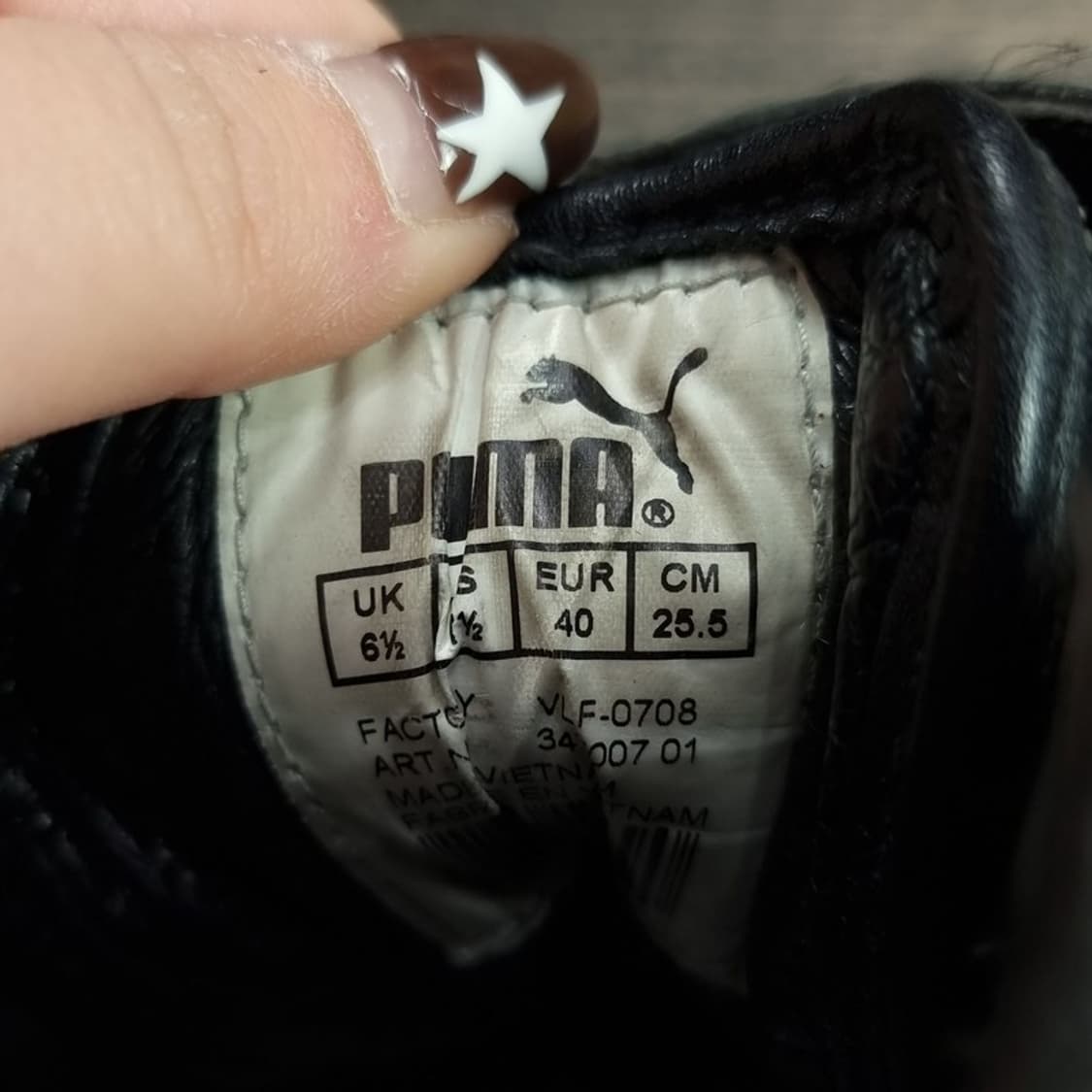 [푸마 X 미하라 야스히로] 블랙 고딕 플랫 스니커즈 P01197 상품이미지7