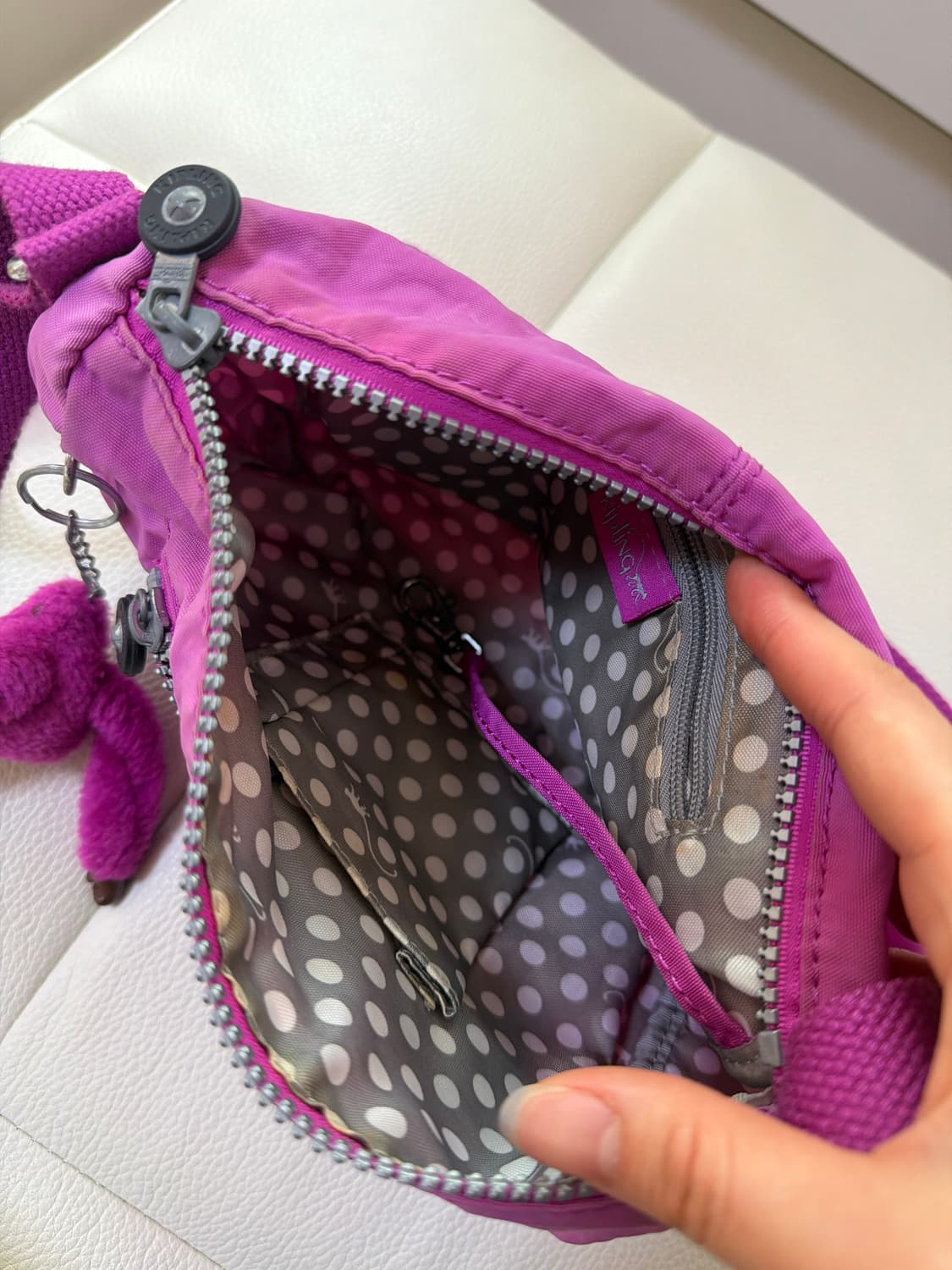 키플링 숄더/크로스백 퍼플 상품이미지3