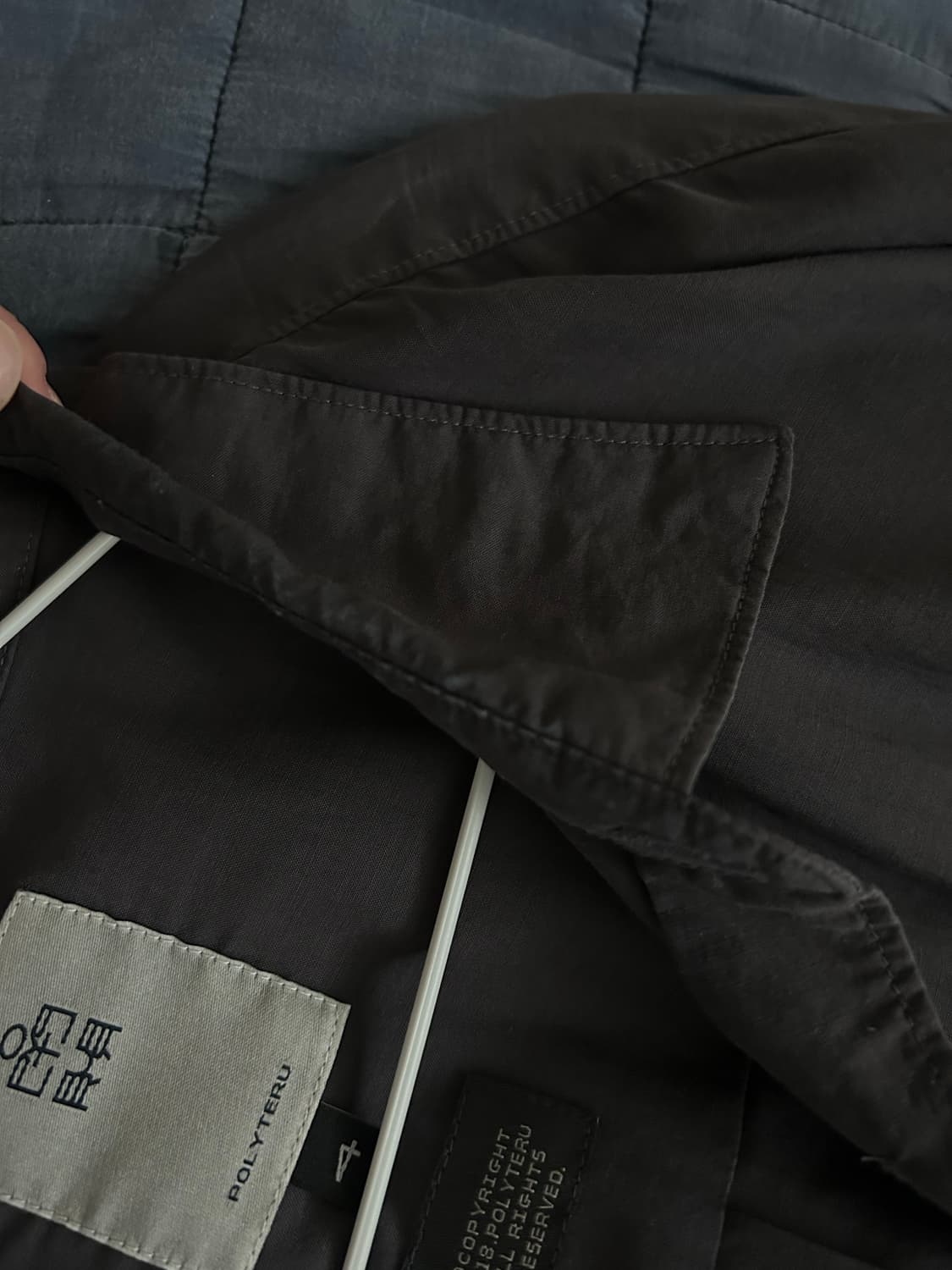 (4) 24ss 폴리테루 텐코 셔츠 퍼플 그레이 퍼그 상품이미지3