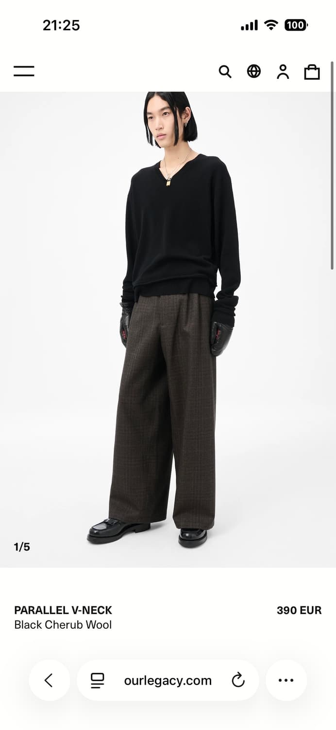 아워레가시 브이넥 52사이즈 상품이미지2