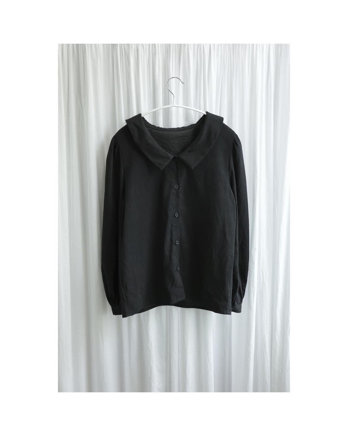 Black button outer blouse 상품이미지1